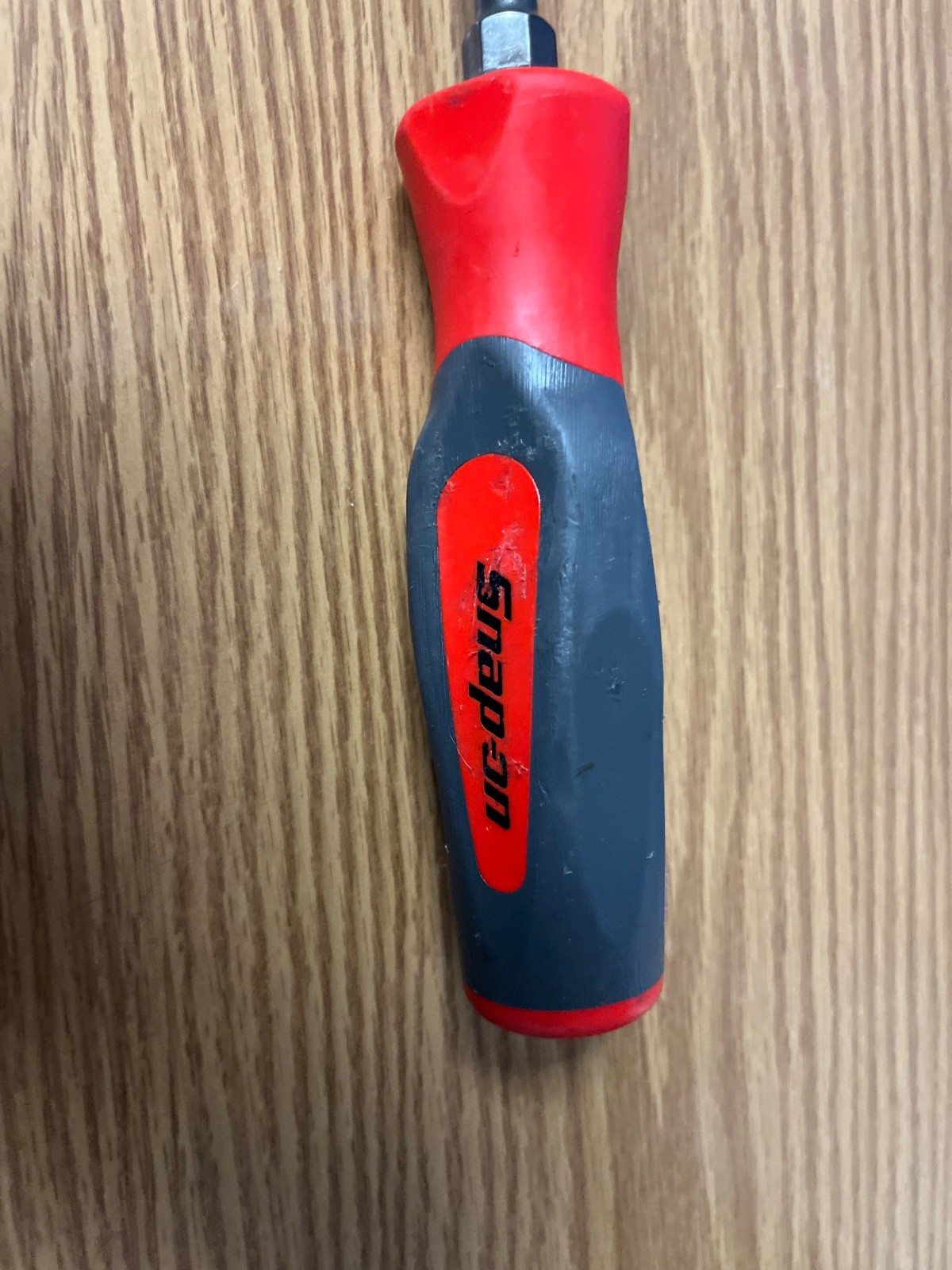 SNAP ON GSHD8 3/8 FLAT BLADE SCREWDRIVER 13.5″ LONG RED/GRAY HANDLE – LOT#123