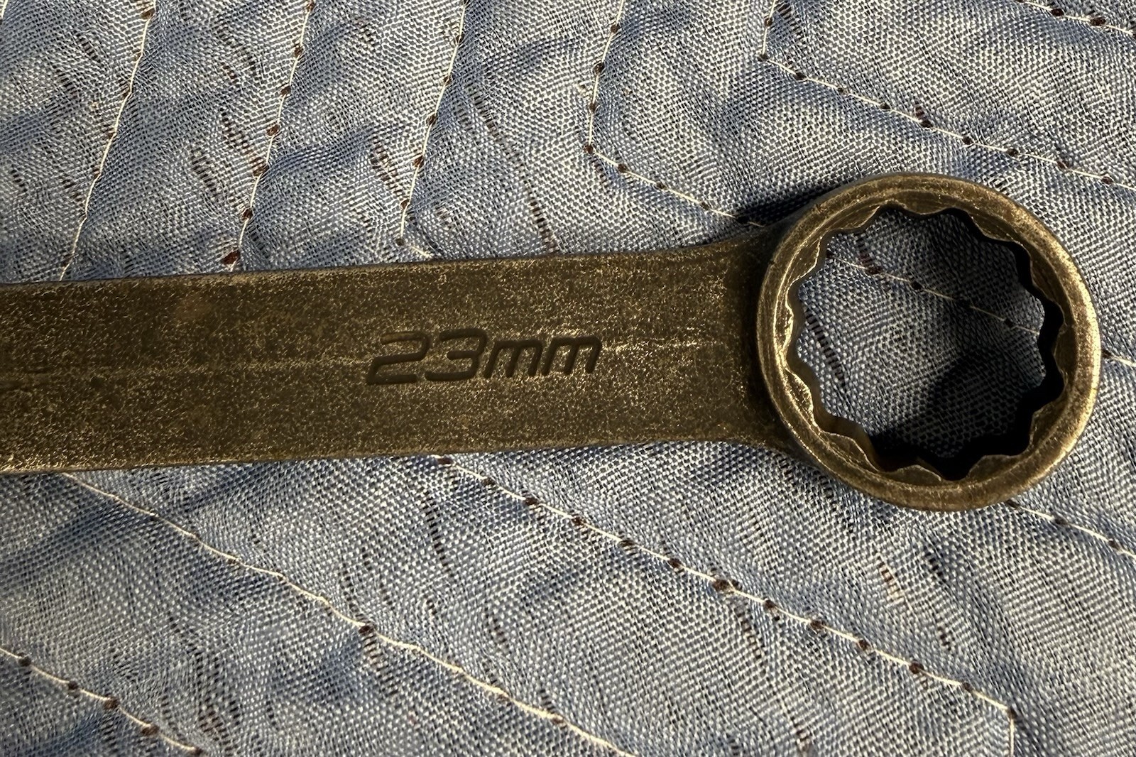 Snap-on GOEXM230A 23 MM 12-Point Industrial Finish Combination Wrench USA
