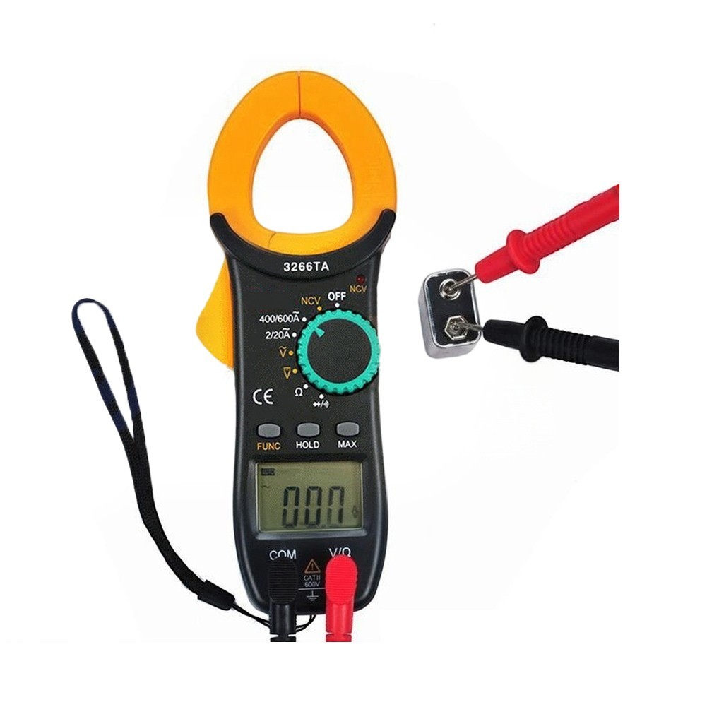 TY3266TA Multimeter Clamp Meter 600A Auto Ranging NCV Voltage and Current Test