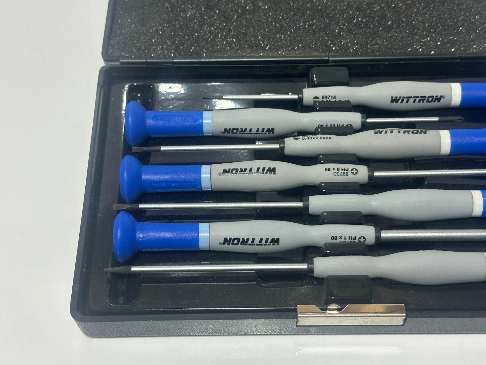 Wittron electric 7 pc precision electronic screwdriver set, flat ,and phillips