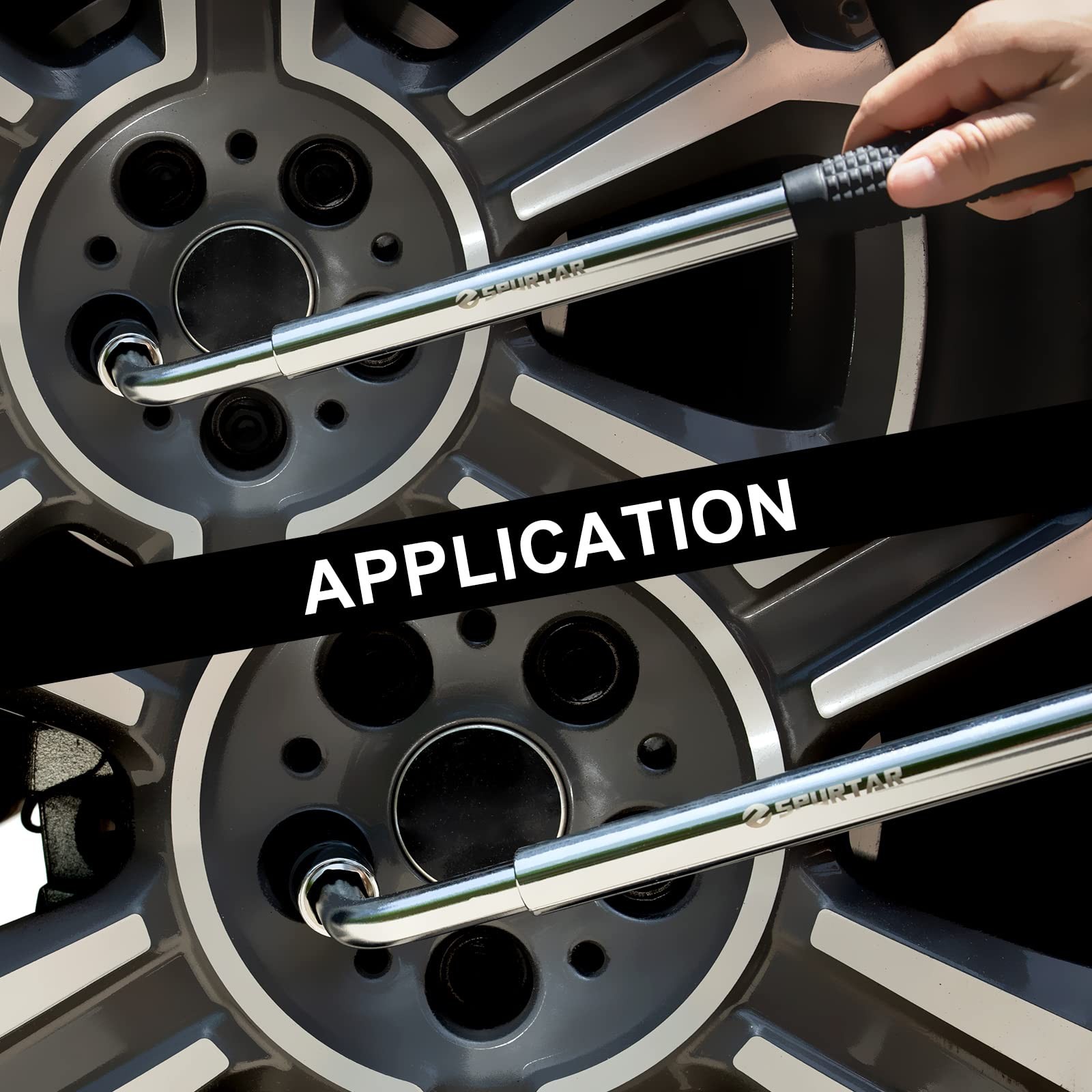 Telescoping Lug Wrench Extendable Wheel Brace Lug Nut Wrenchs Tire Repair Too…