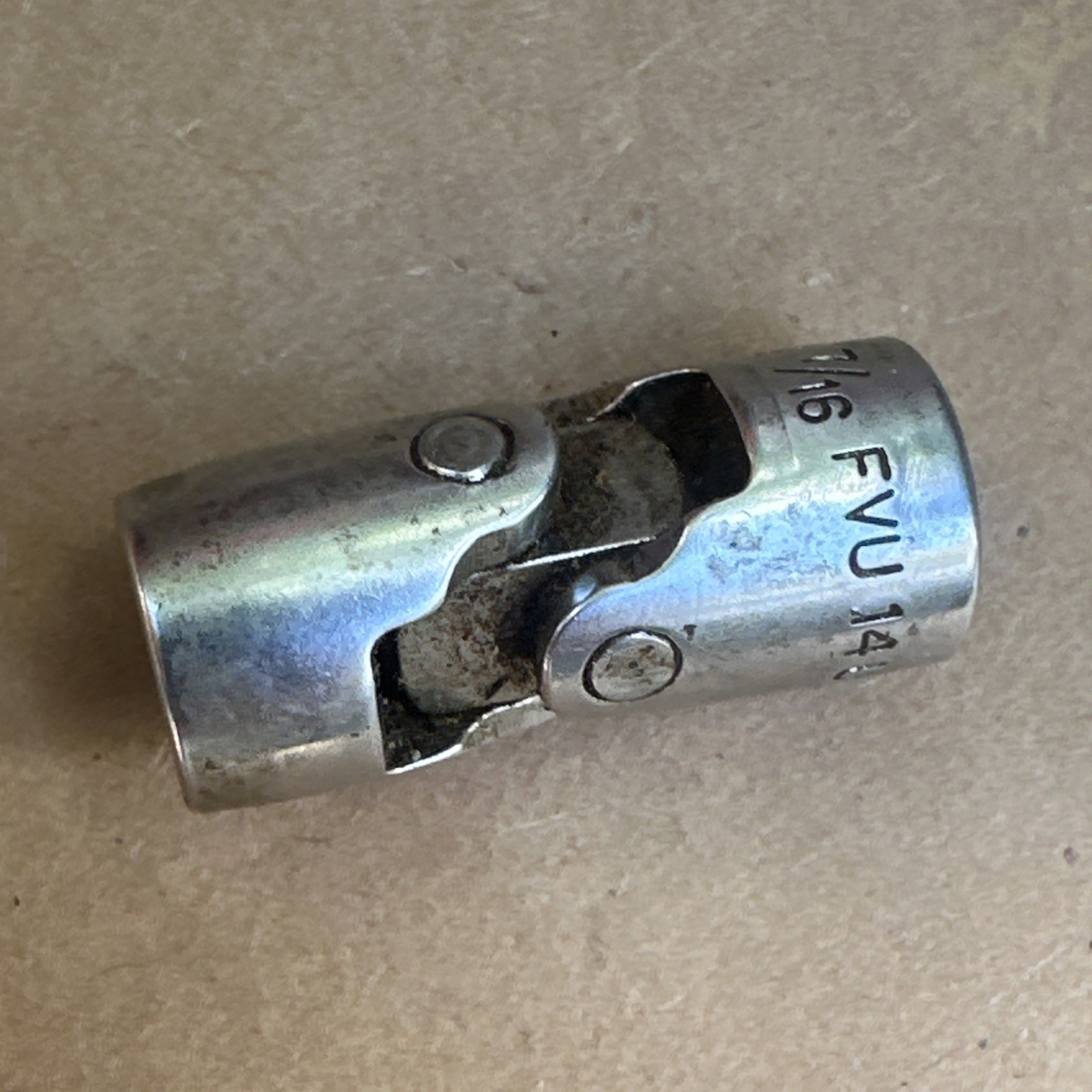 Snap-On FVU14 7/16” Swivel Socket 3/8” Drive Shallow 12pt Snap On Tools