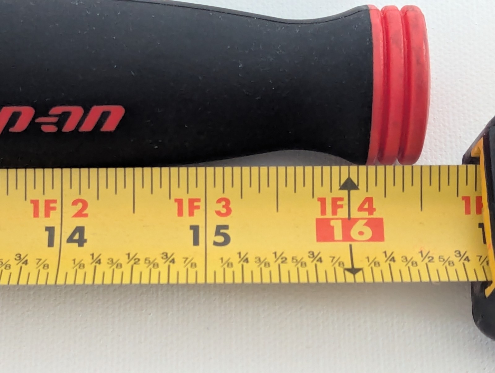 Snap-on RED 1/2″ Drive Soft Grip Ratchet 16″ Long SHL80A USA NEW Free Shiping