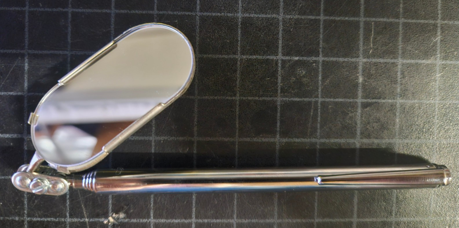 Blue Point PTM157 Telescoping Extendable Oval Pocket Inspection Mirror 18″ NEW!