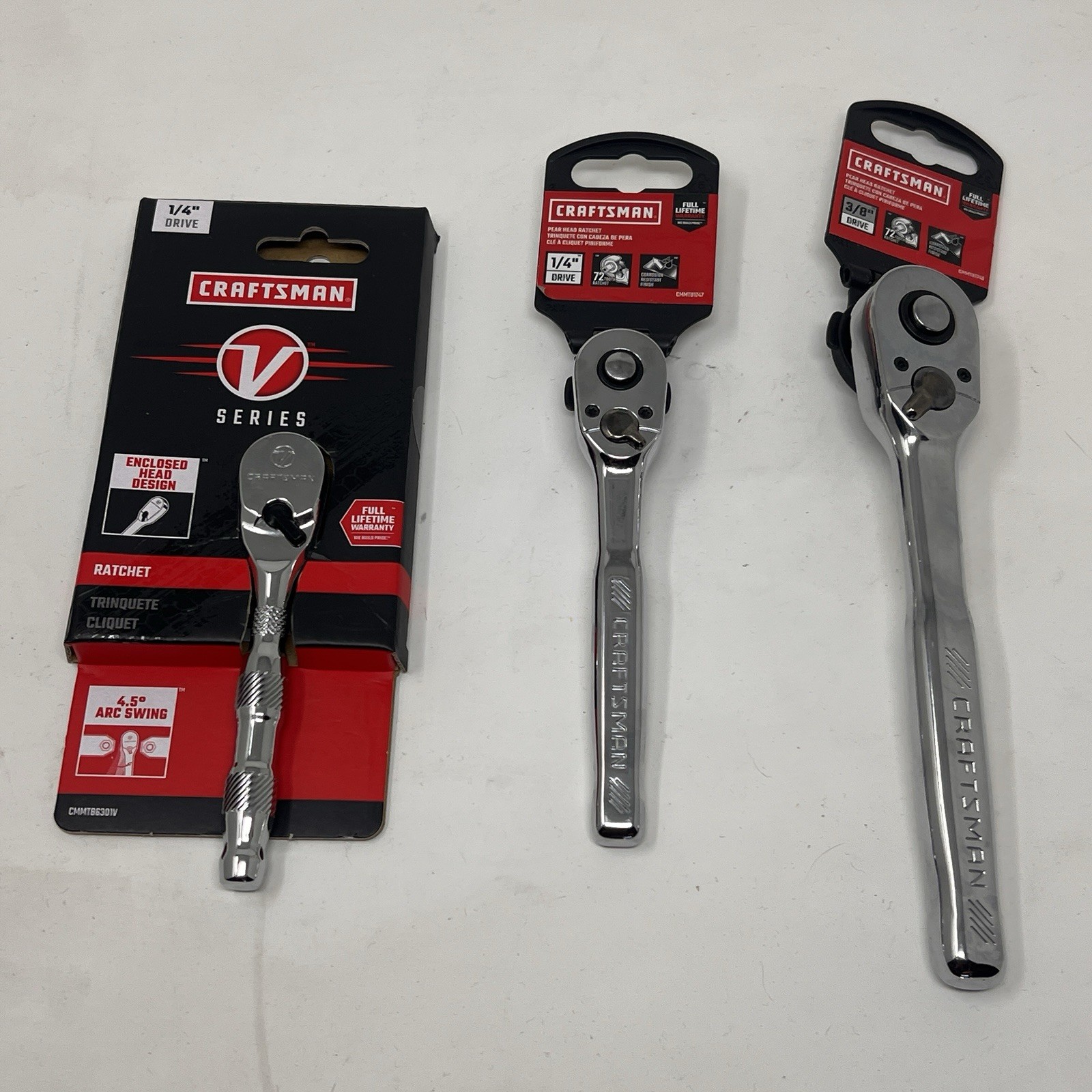 CRAFTSMAN V-Series™ 1/4 in Ratchet CMMT86301V / CMMT81747 / CMMT81748