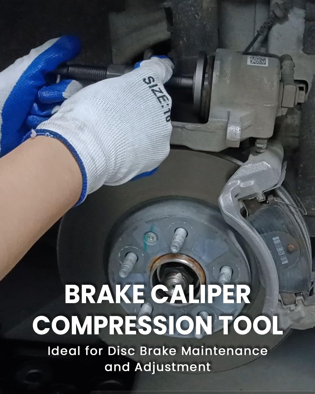 Brake Caliper Tool Heavy Duty Brake Caliper Compression Tool for Brake Pad Re…