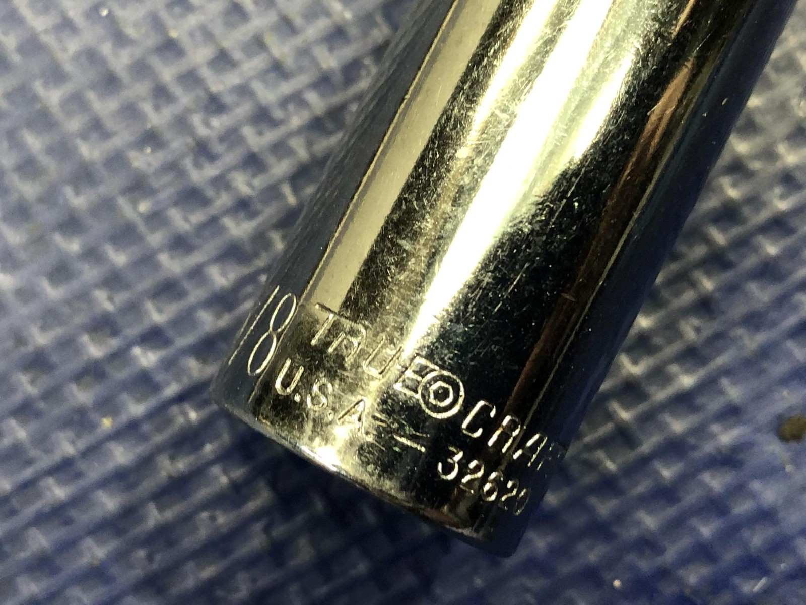 True Craft Deep Well Socket Vintage USA 3/8 Drive 5/8 – 6 Point truecraft 32620