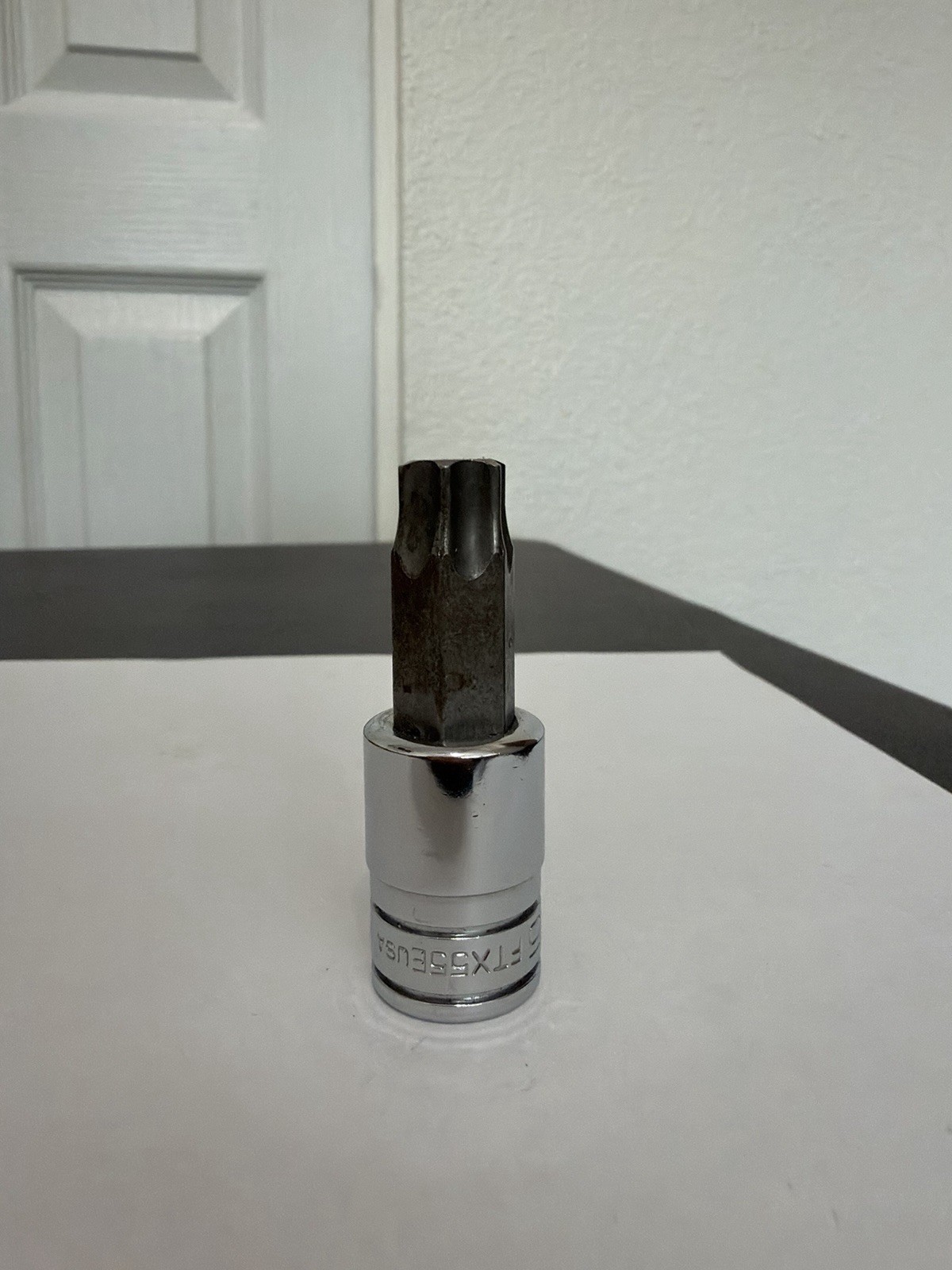 SNAP-ON FTX55E Standard T55 Torx Bit Chrome Socket Driver 3/8” Dr.