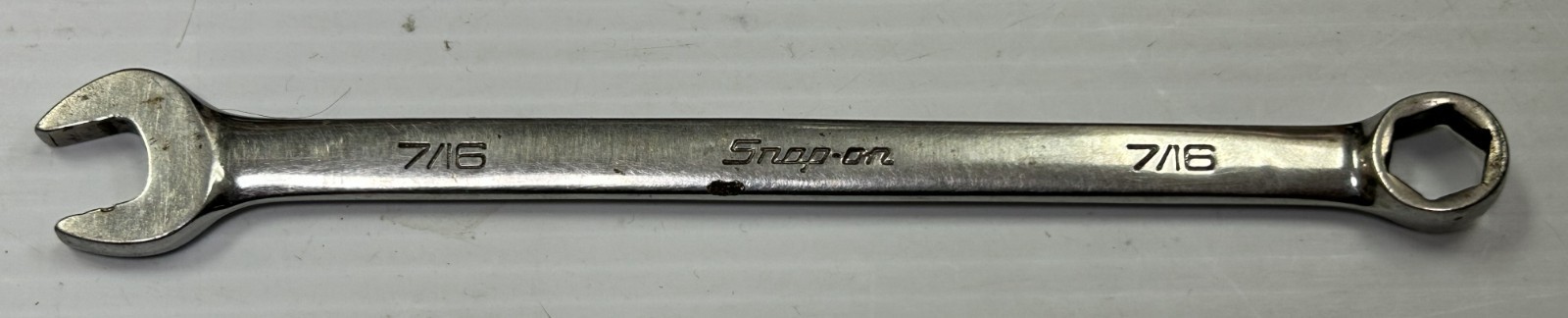 (MA6) Snap On 7/16″ 6pt SAE Combination Wrench OSH14B
