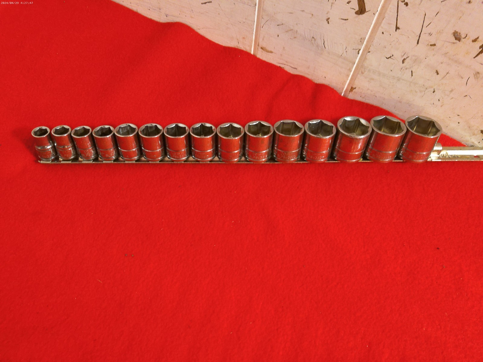 BLUE POINT METRIC BLPSM3 Series Shallow Socket Set 24mm-10mm 15pc
