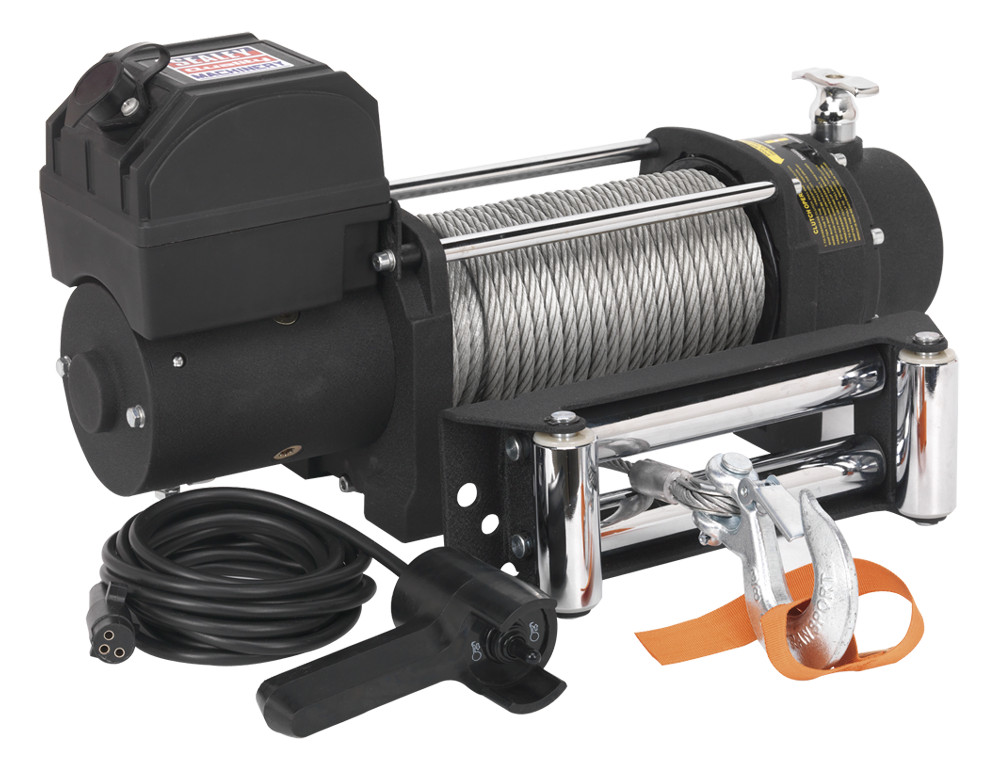 Sealey SRW4300 Self Recovery Winch 4300kg (9500lb) Line Pull 12V