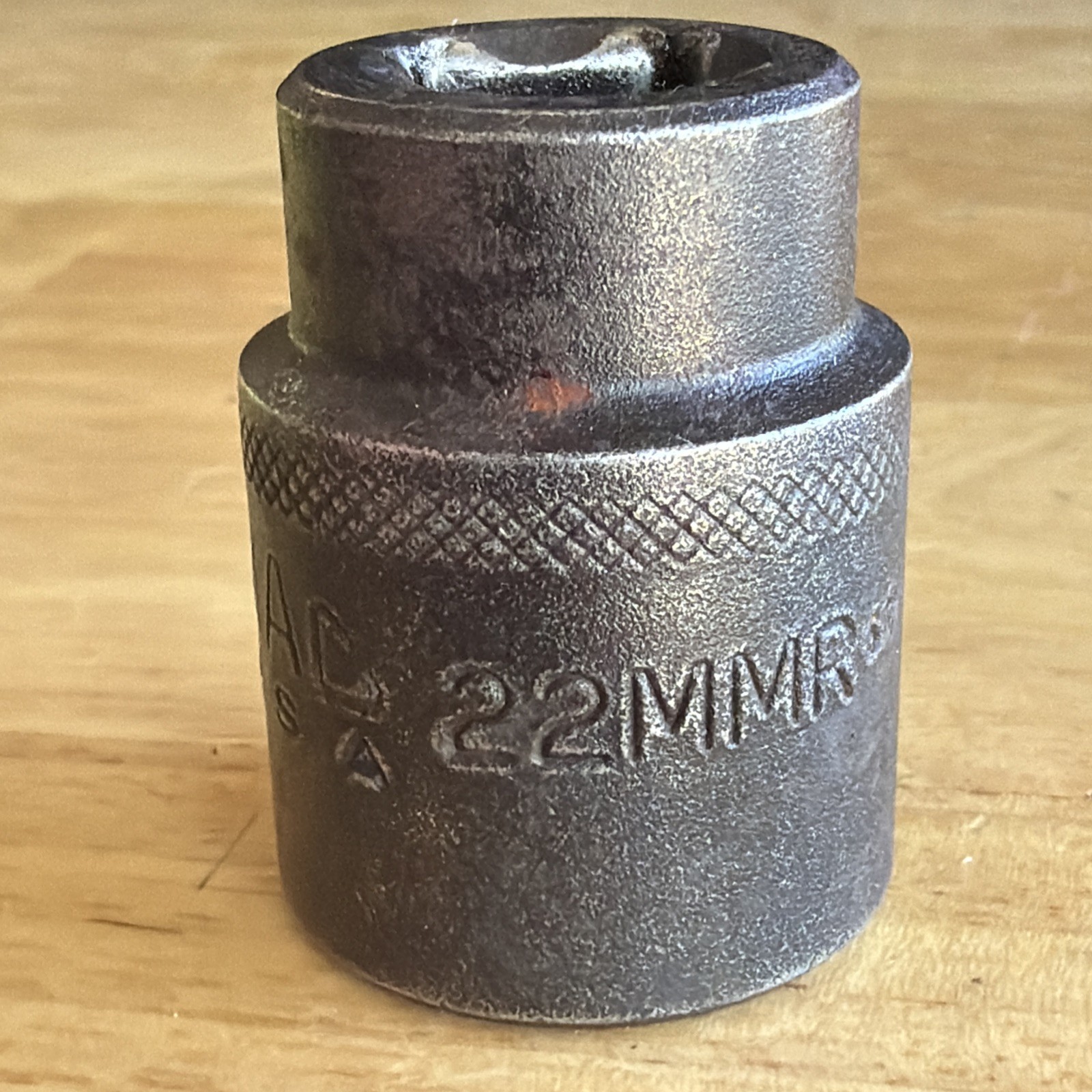 Mac Tools 22mm Shallow Impact Socket 1/2″ Drive 6 Point VP622MMR Made in USA