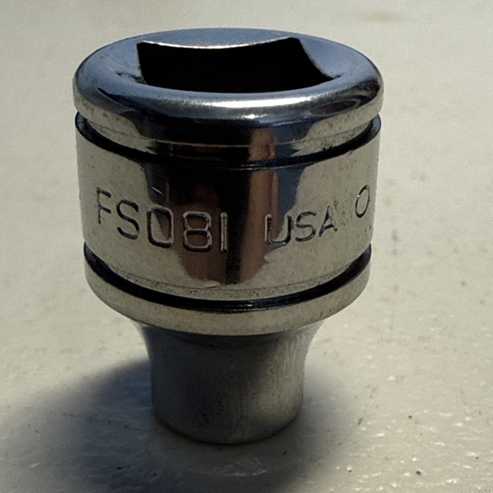 Snap On 3/8″ Drive 1/4″ Shallow 6 point Socket FS081