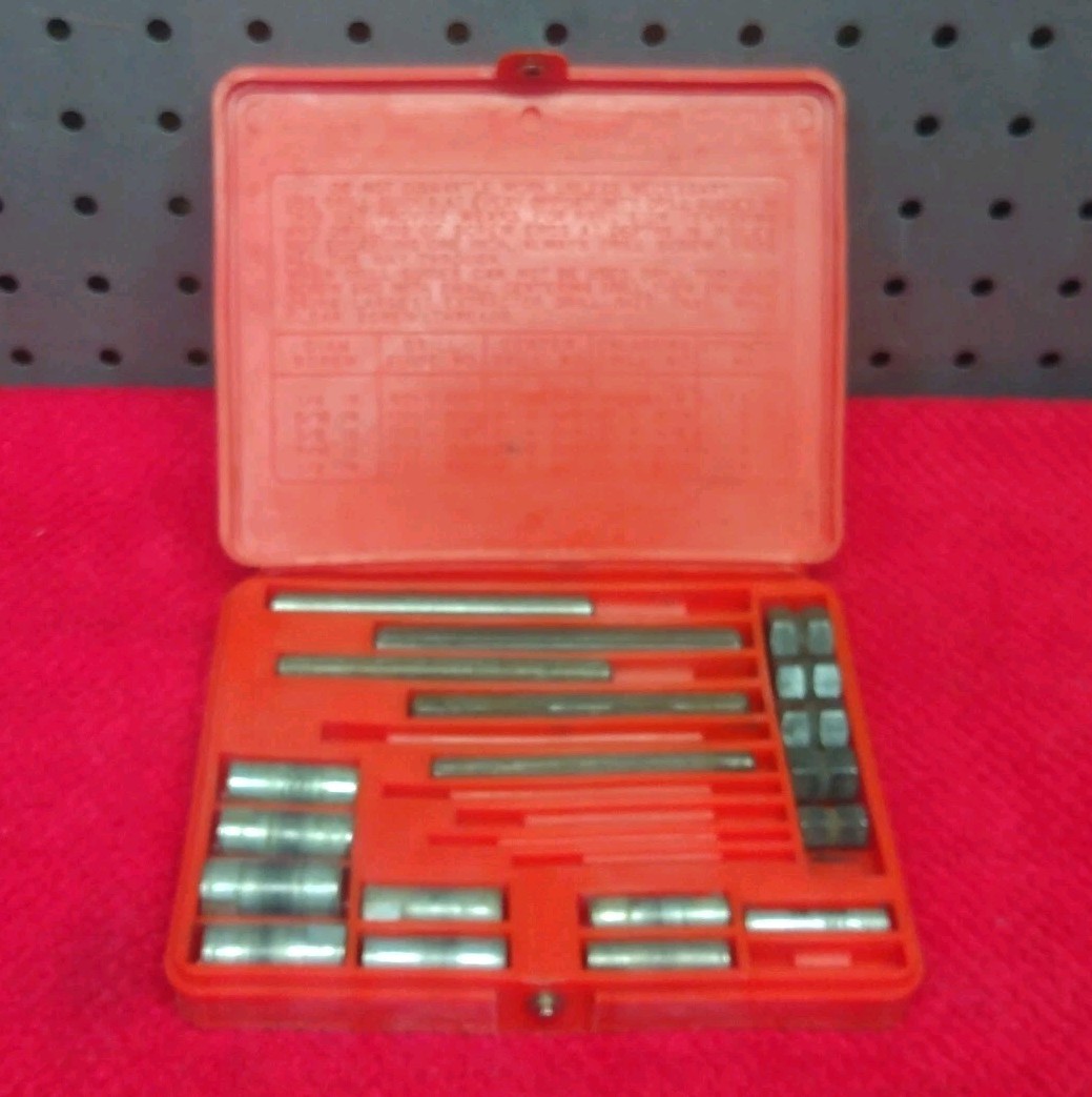 Vtg Ridgid Screw Extractor Set No. 10 (Missing Pieces)