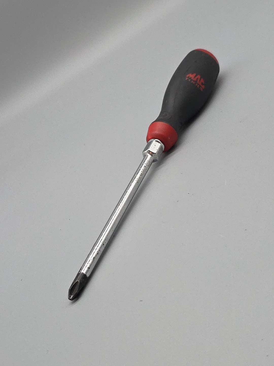 MAC Tools ACRM36B #3 Philips Screwdriver Red Black Soft Grip USA