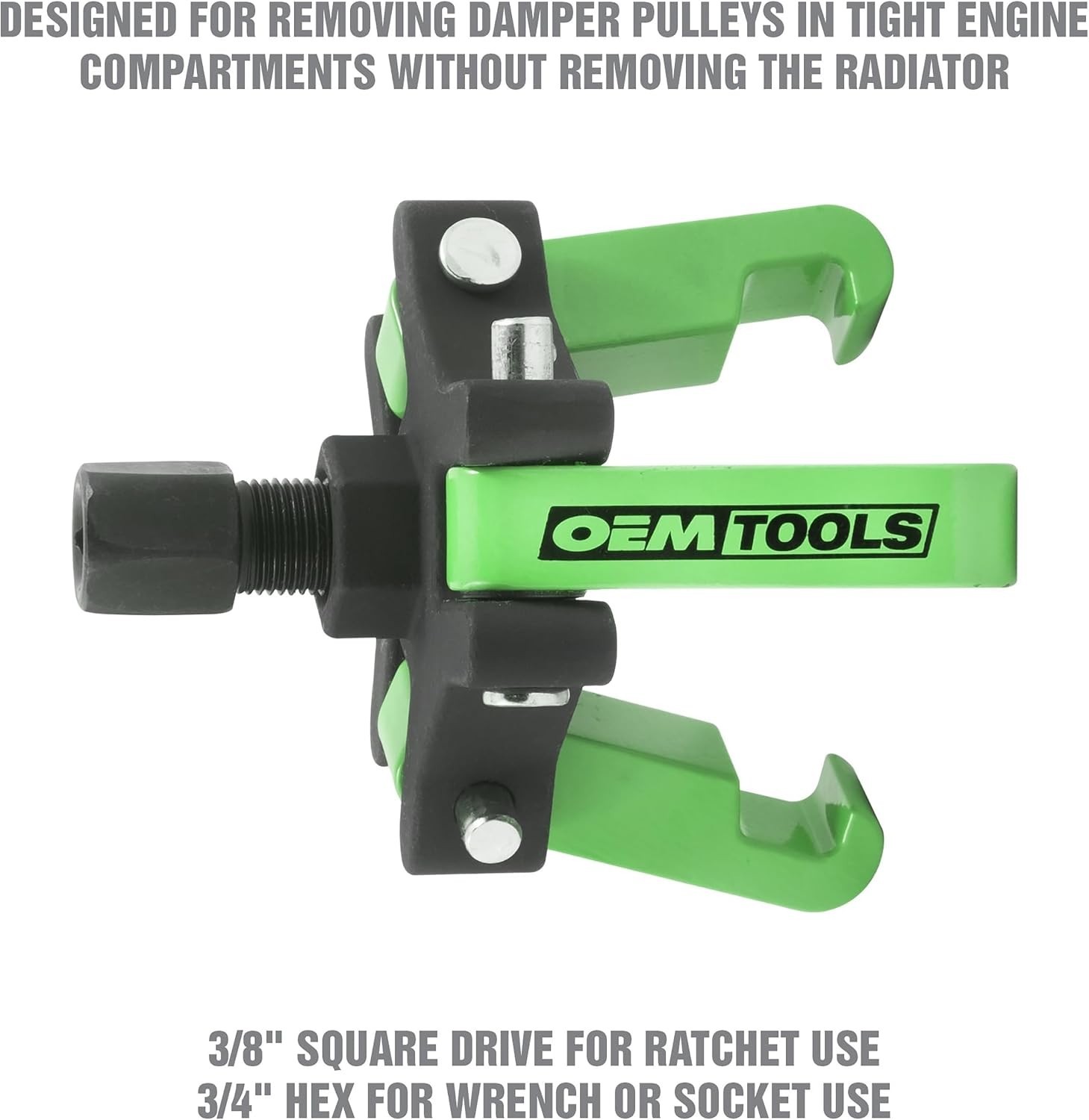 Efficient Harmonic Balancer Puller Kit – Compact Hand-Powered Tool for Mechanics
