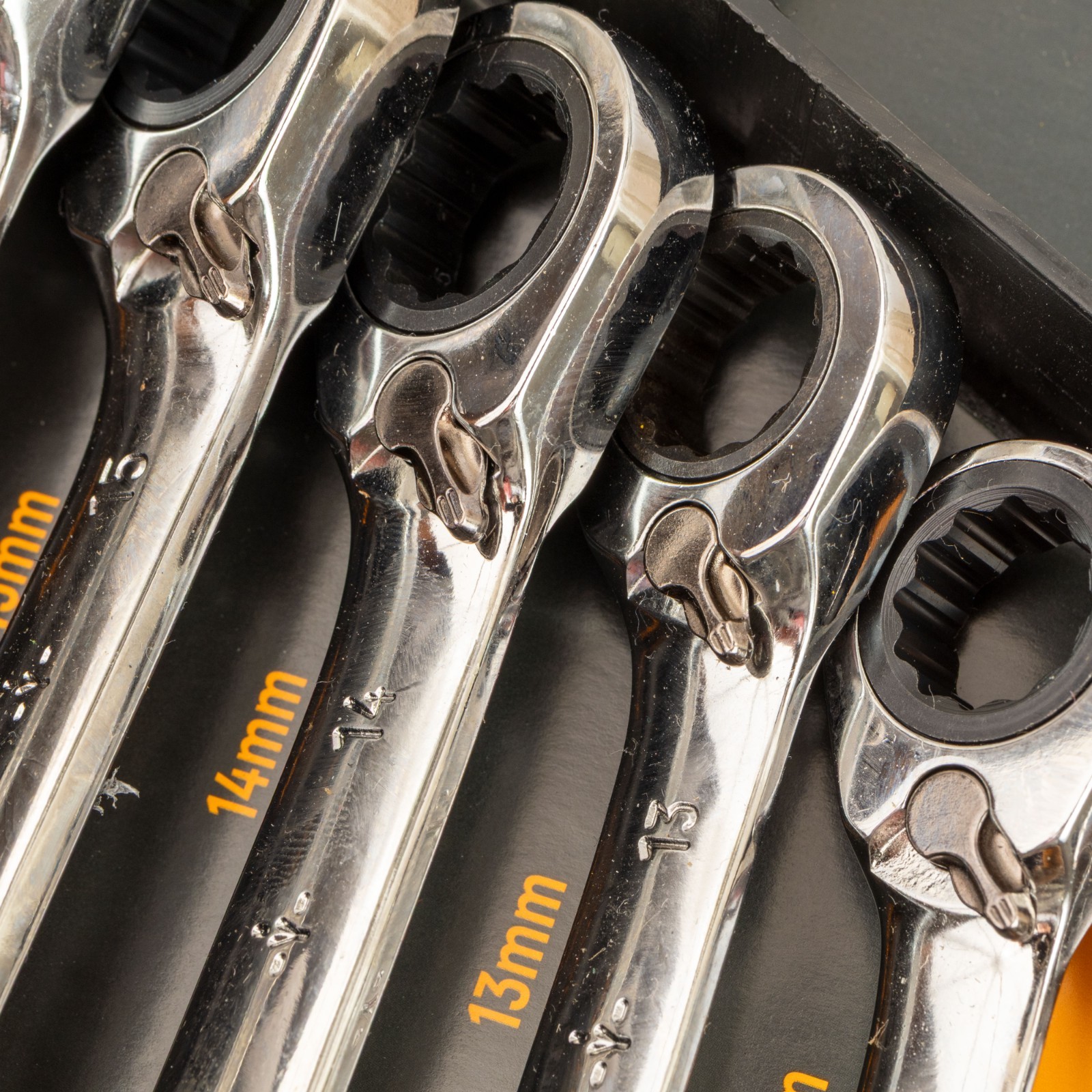 Gearwrench Metric Reversible Ratchet Combination Spanner Set 8-19mm 9620N