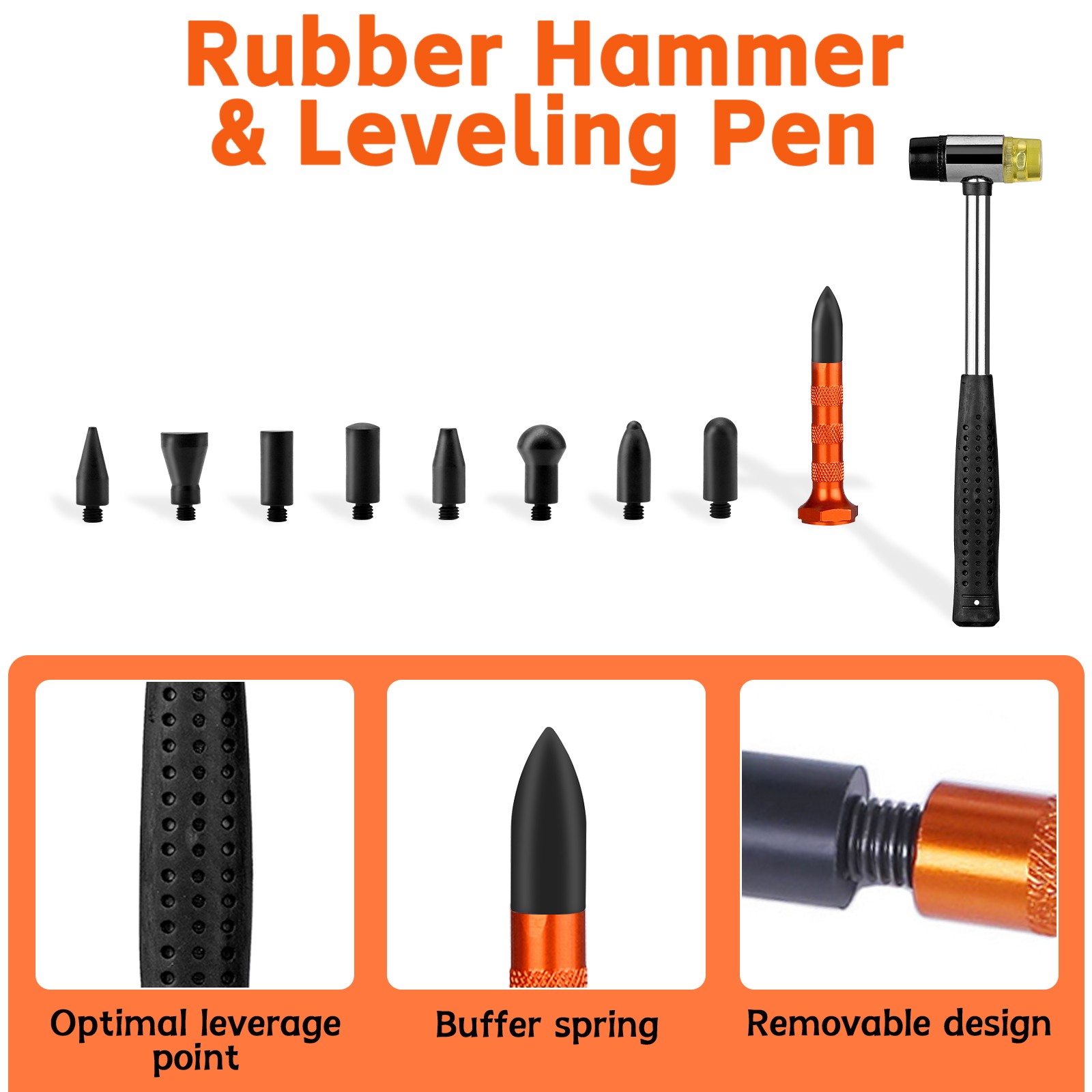PDR Car Body Dent Puller Kit Auto Body Repair Tools Paintless Hail Remover New