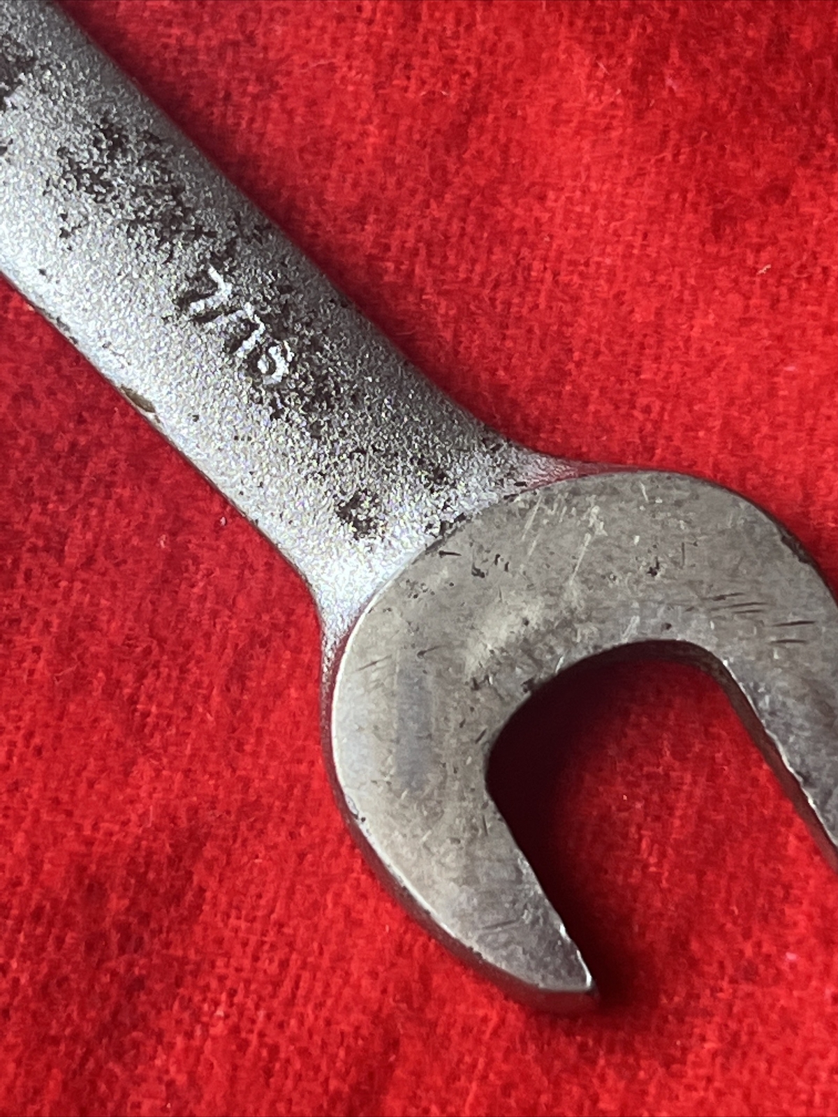 VINTAGE BILLINGS L1725 DOUBLE OPENEND WRENCH 1/2” X 7/16” – USA (tb2.3)