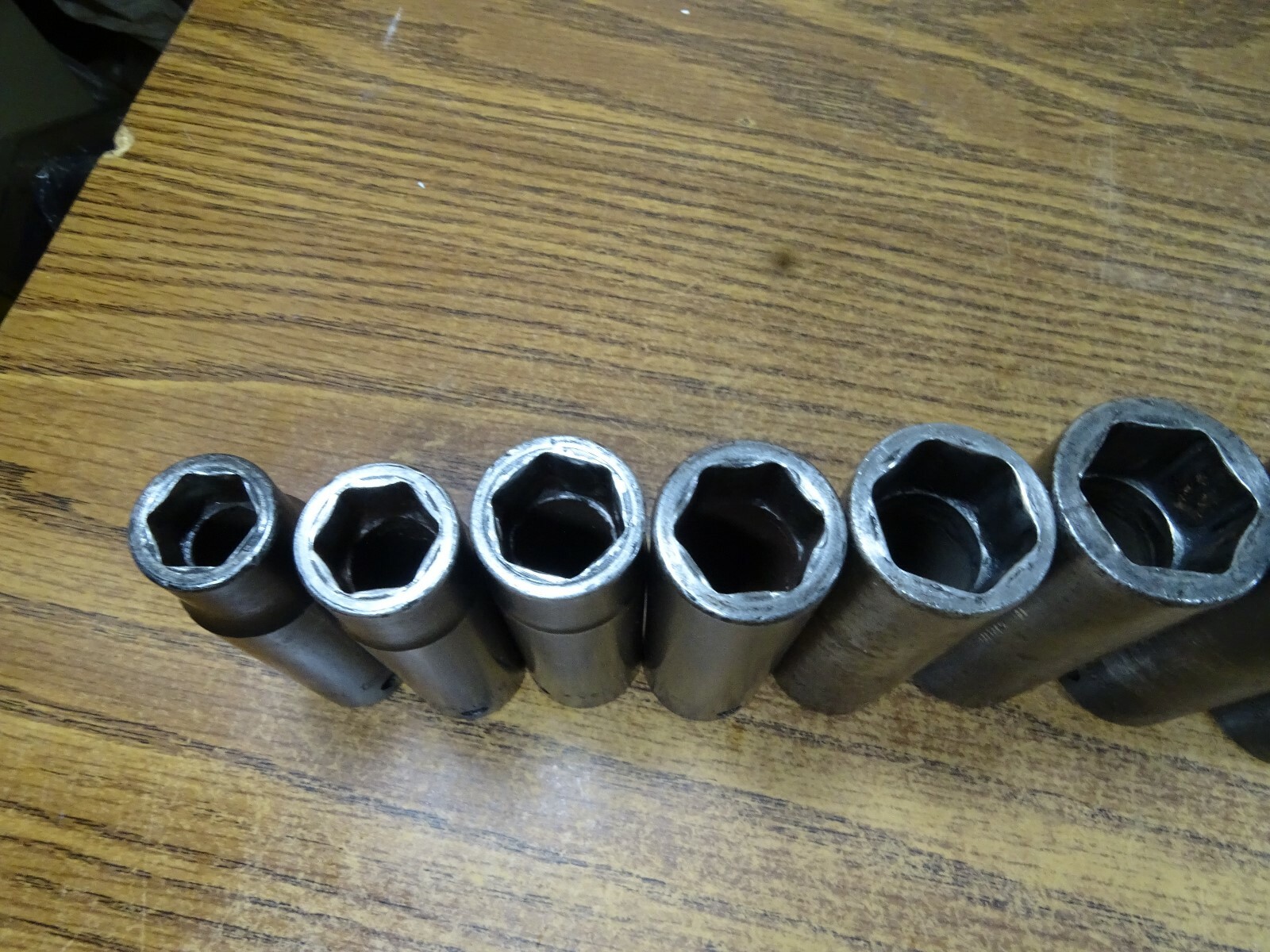 (10) Piece Snap On Tools SIM160-SIM360 1/2″ Impact Deep Drive Lot Set 6 Point
