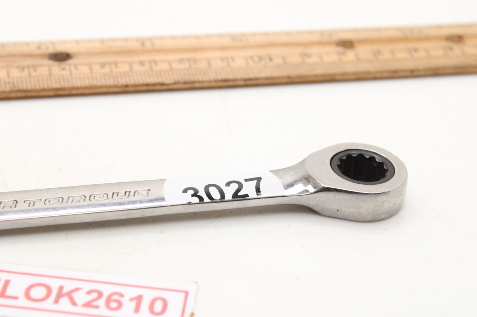 Power Torque GM6531 3/8″ 12 Point SAE Ratcheting Combination Wrench Chrome