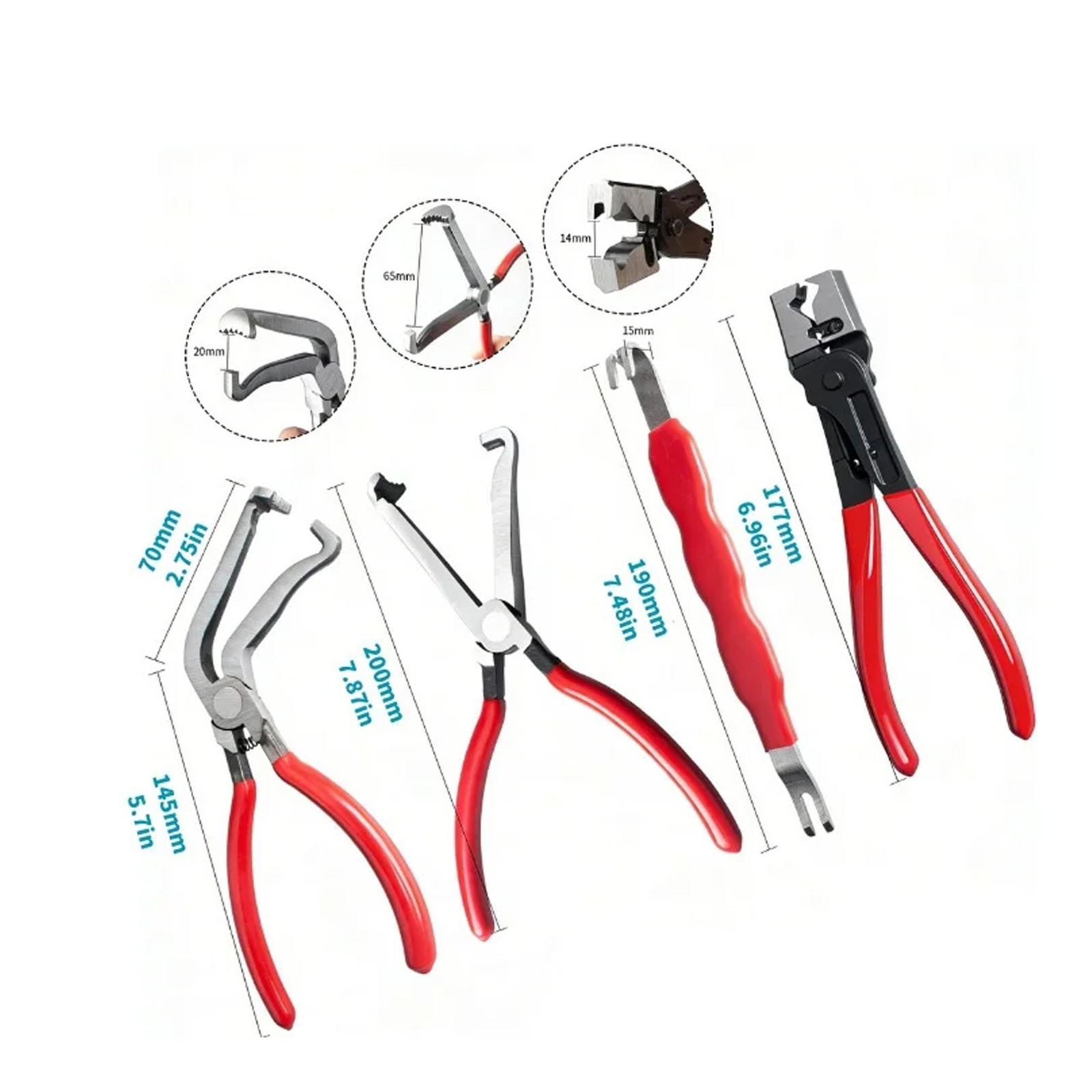 Multifunction Automotive Electrical Disconnect Pliers Connector Separator Tool