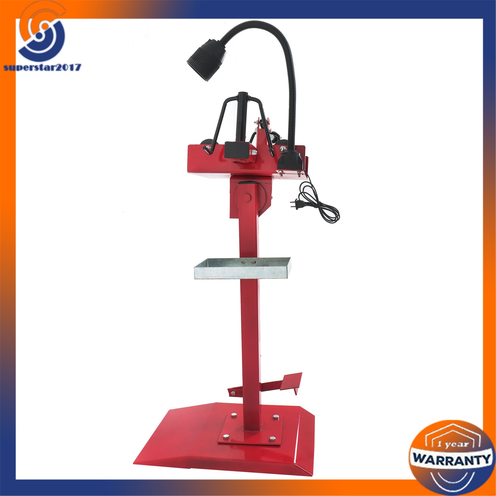 Manual Car Truck Tire Spreader Auto Tire Changer Repair Tool & Led Light