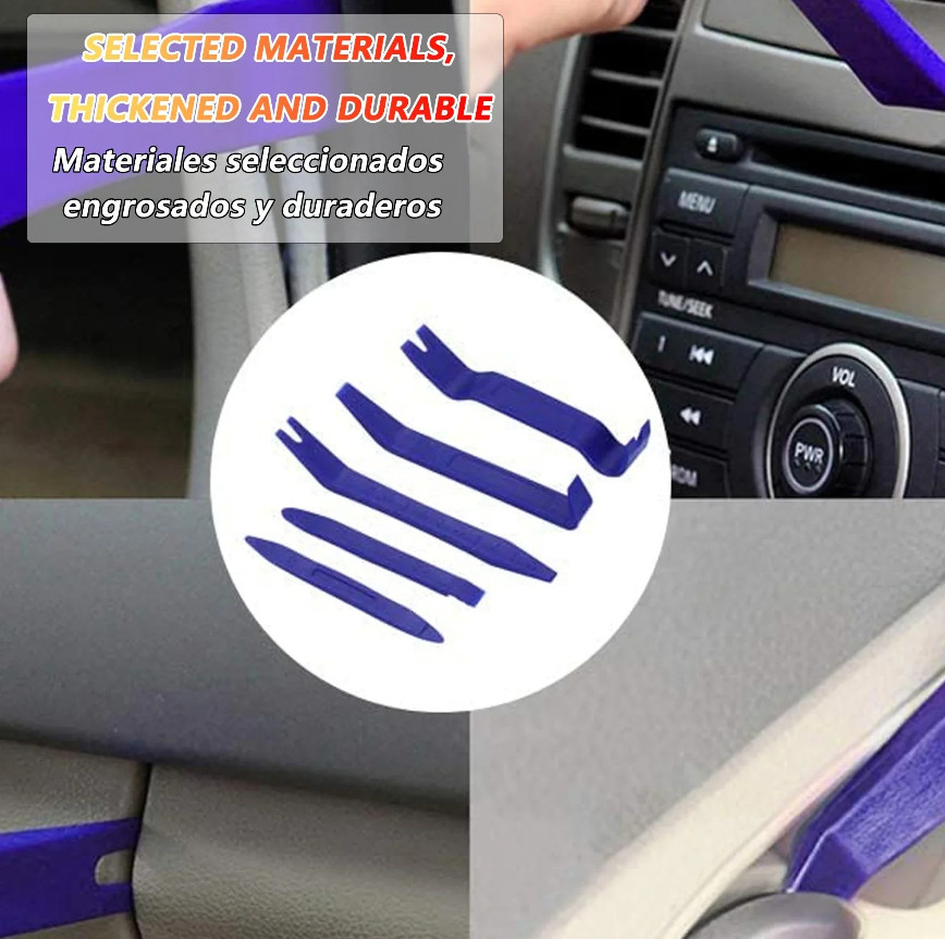 5pcs Car Trim Removal Tool Kit Door Clip Panel Pry Tools Set – Conversion Repair