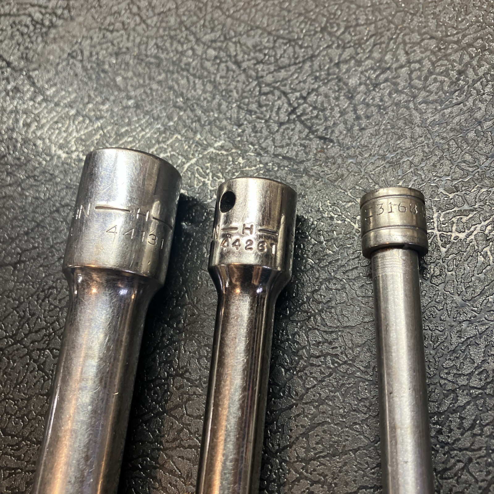 3- 6” Extensions 1/2”& 3/8” H Craftsman & 1/4”Walden Fair To Good Condition