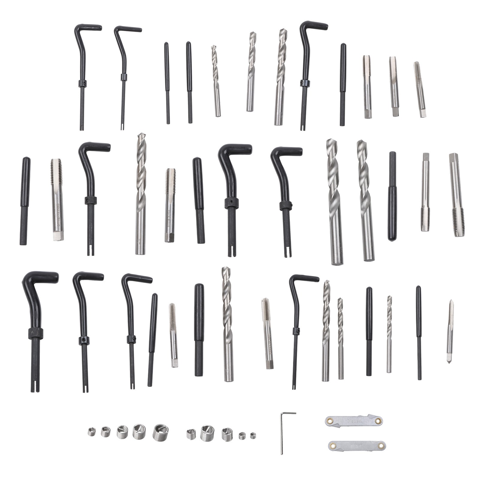 New Helicoil Thread Repair Kit 338-Piece SAE and Metric Rethreading Tool Kit