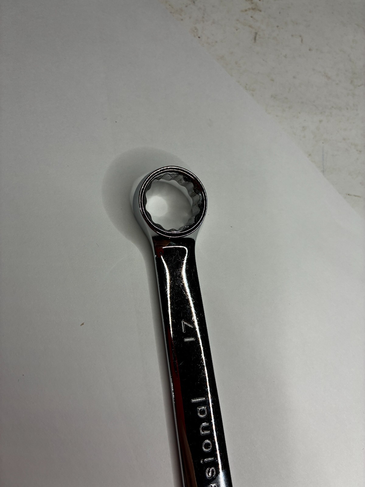 Ace Professional 17mm Combination Wrench Chrome Vanadium 12 Point Used Tool
