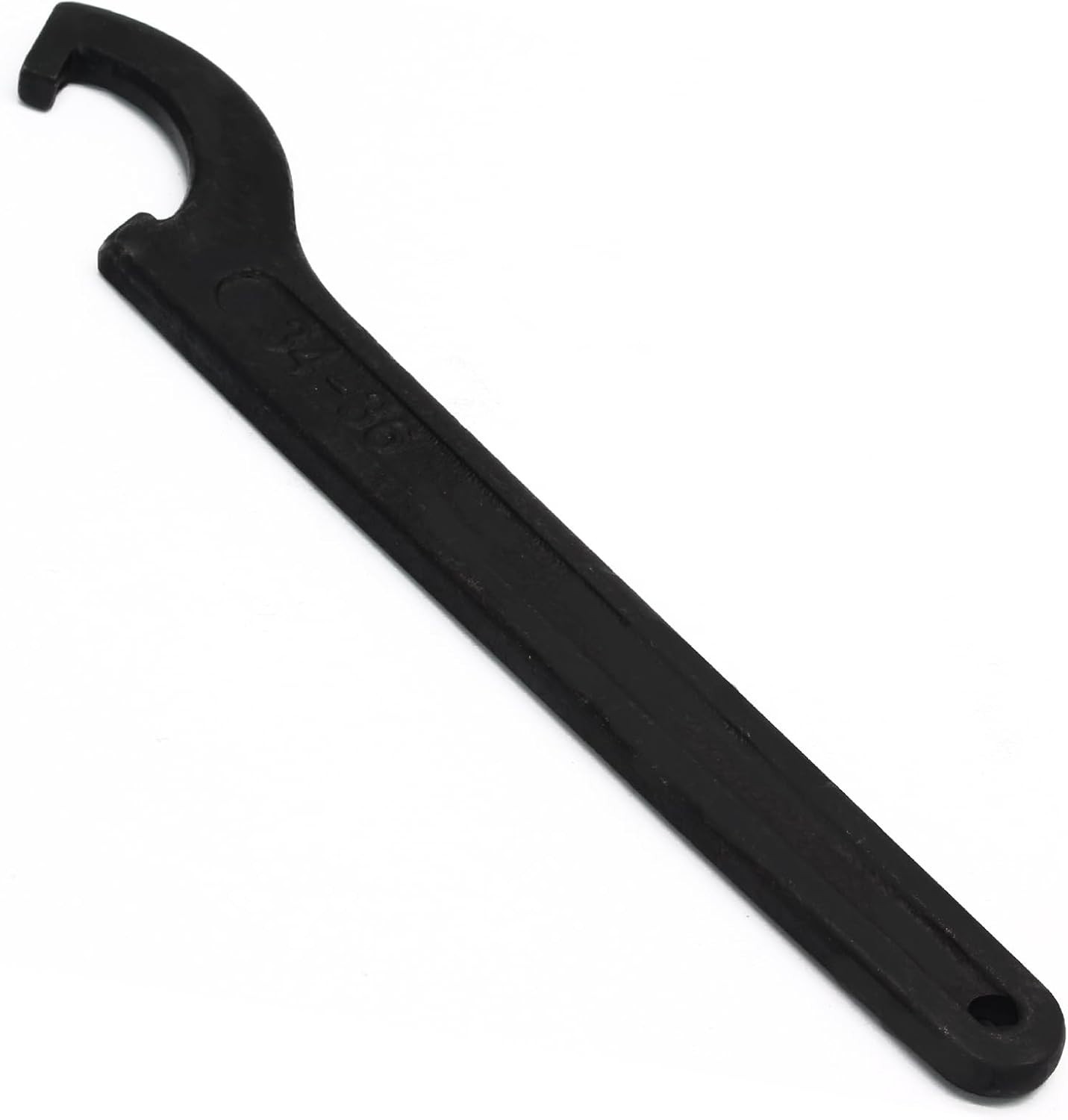 Heavy-Duty C Hook Wrench 34-36mm Carbon Steel Shock Nut Collet Adjustment Tool