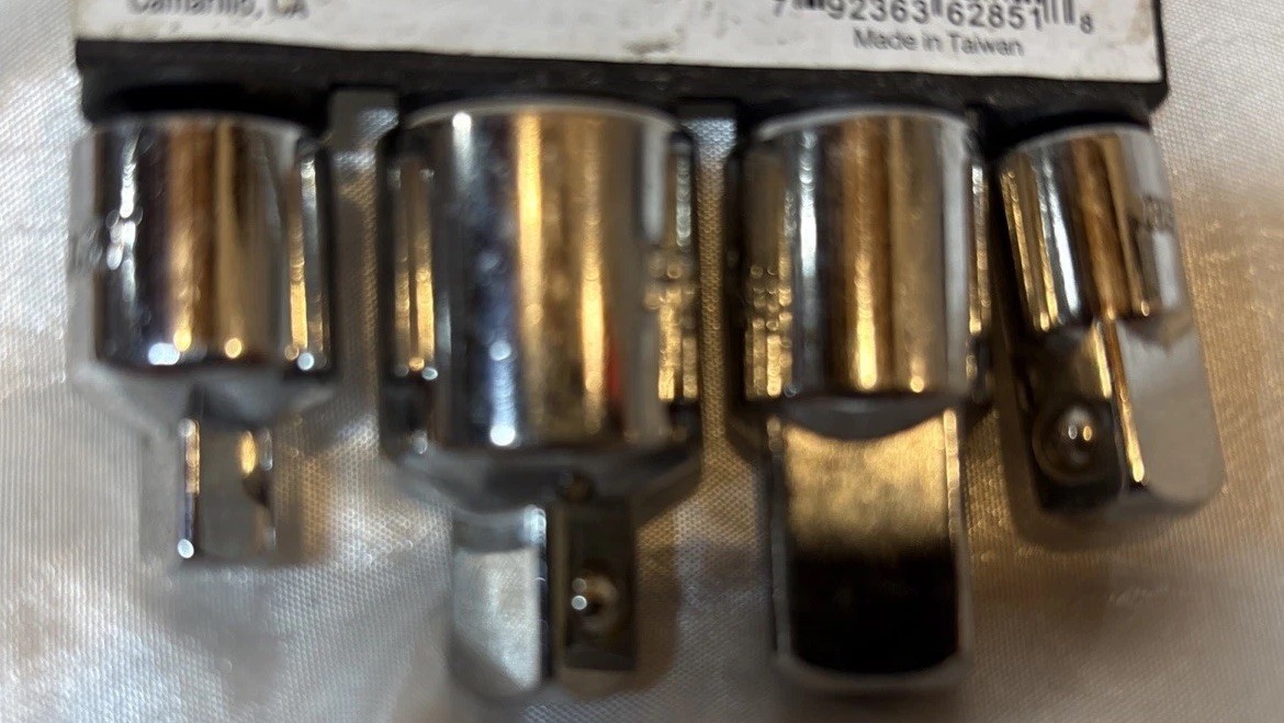 Pittsburgh Lifetime Warranty 4 Pc Socket Adapter Set Automotive Tools (62851)