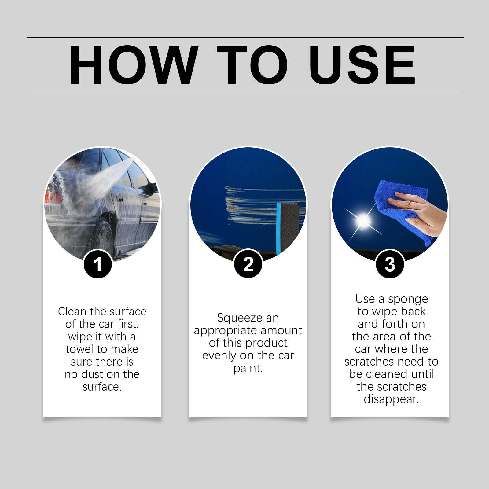 3set/6PCS Ultimate Paint Restorer,Car Scratch Repair Wax,Car Buff Out Scratch