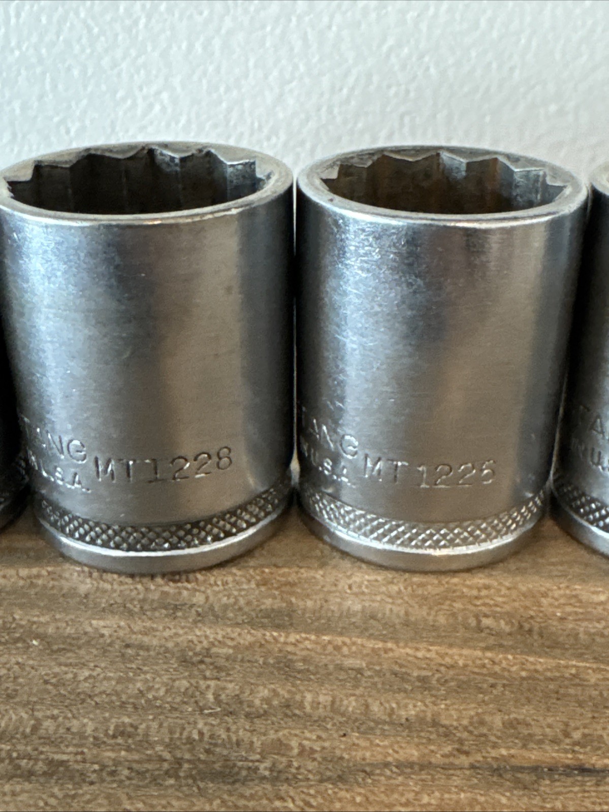 VTG Mustang 1/2” drive sockets SAE (10 pieces) MT1232 – MT 1214 Made In USA