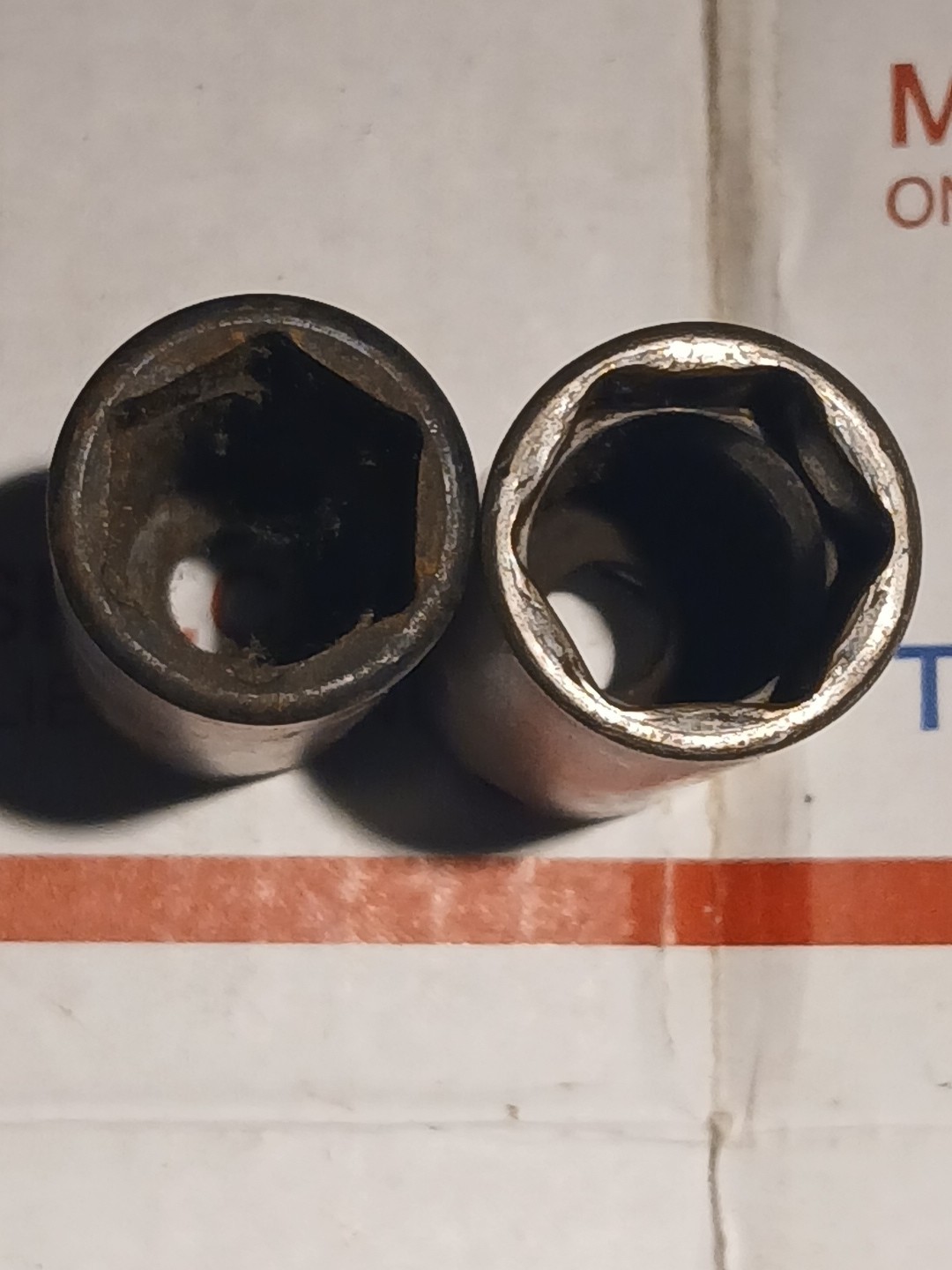 Snap On 3/8 Drive 17mm 18mm Deepwell Flank Drive Impact Sockets