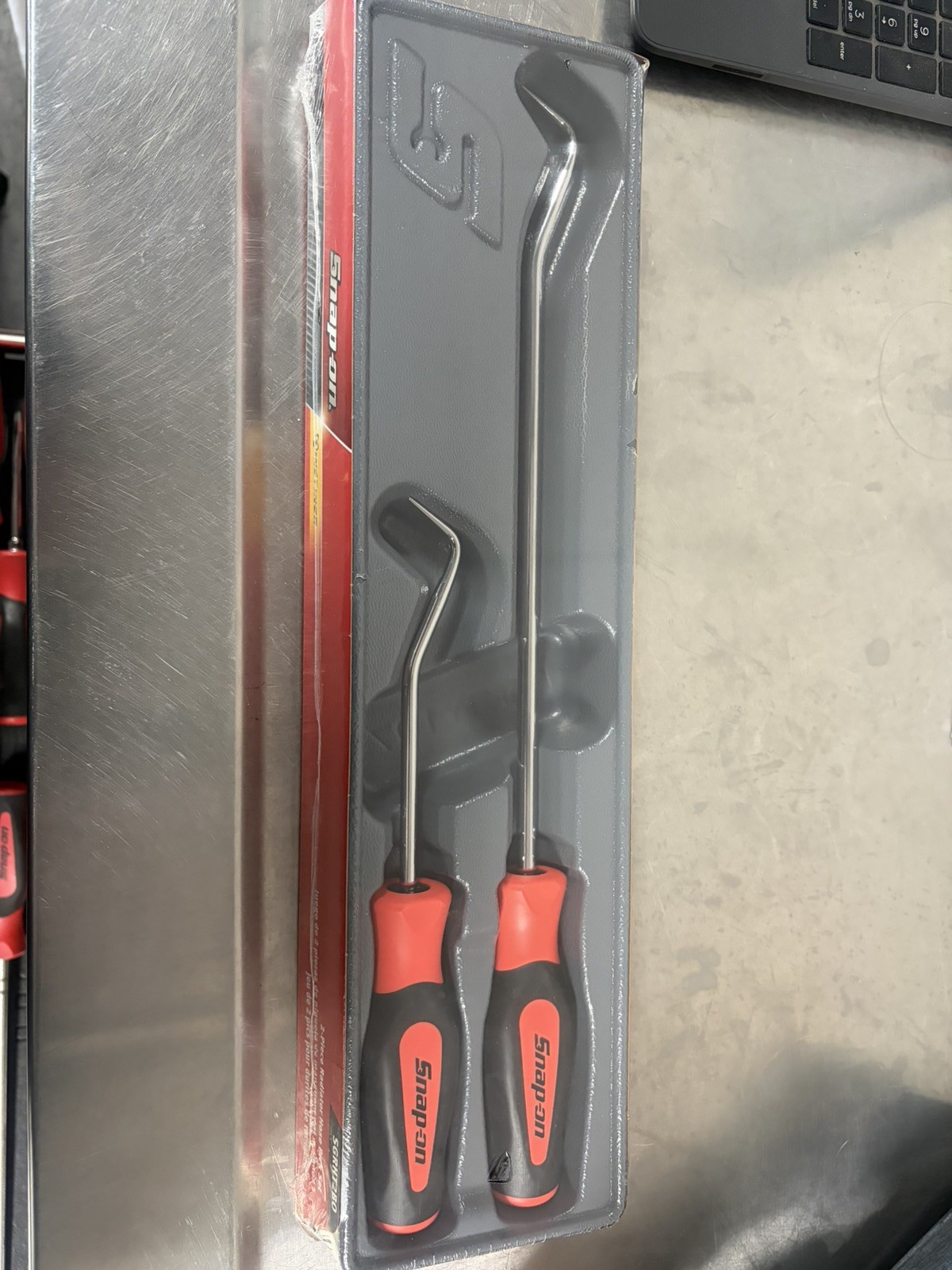 NEW Snap On 2-pc Soft Grip ORANGE Radiator Hose Pick Set SGRHT2BO