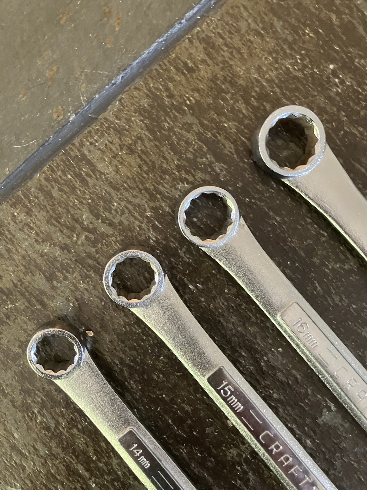 Craftsman Japan BF Molybdenum 4 Piece 12 Point Metric Wrench Set, 14mm – 17mm