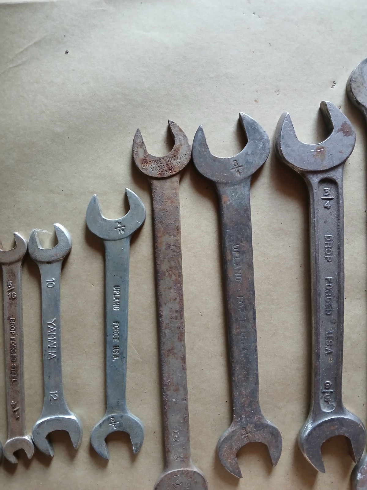 Lot of 13 Open End wrenches Yamaha sk billings otc usa mechanics tools