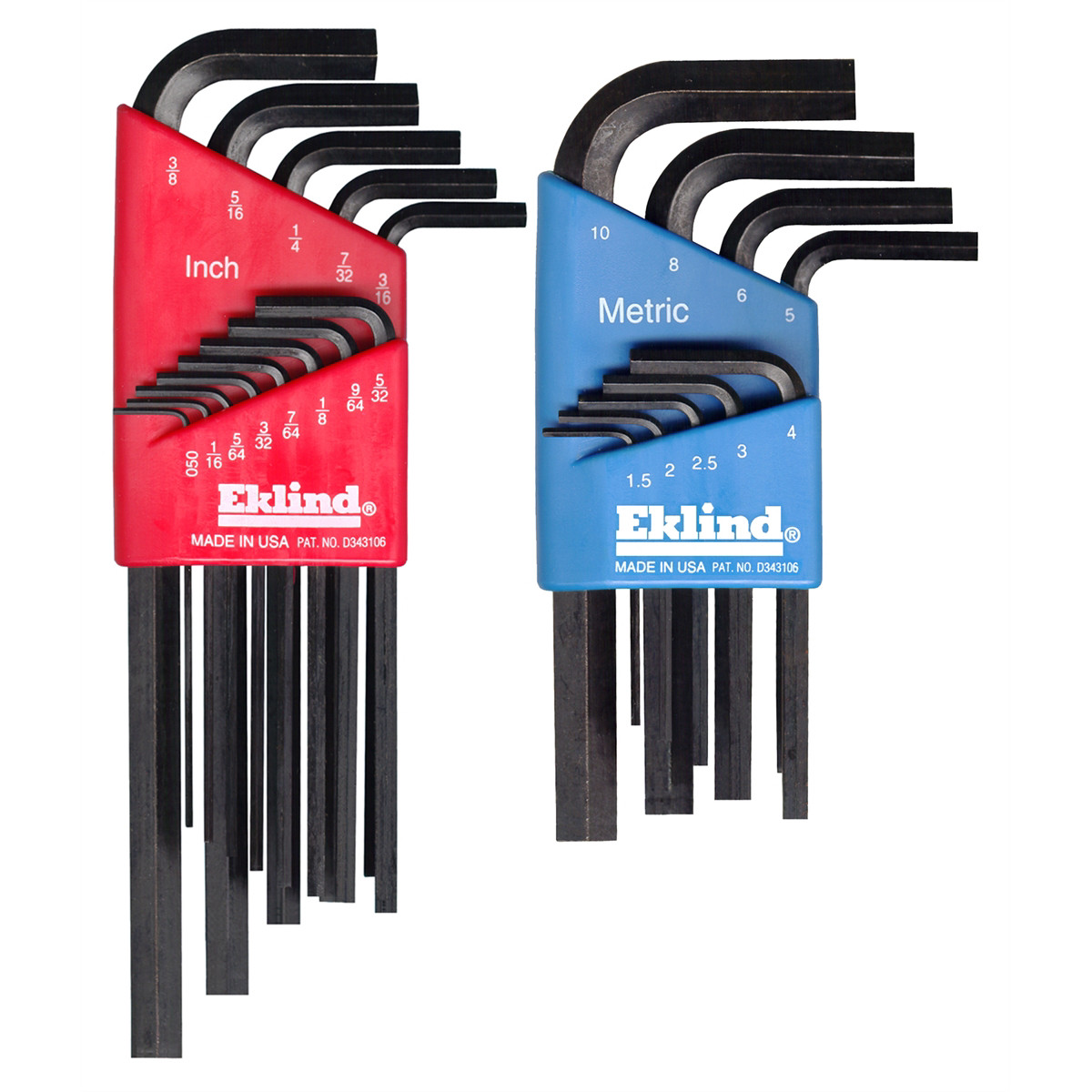 Eklind Tool 10022 22 Piece Combination Short & Long Hex-L Hex Key Sets
