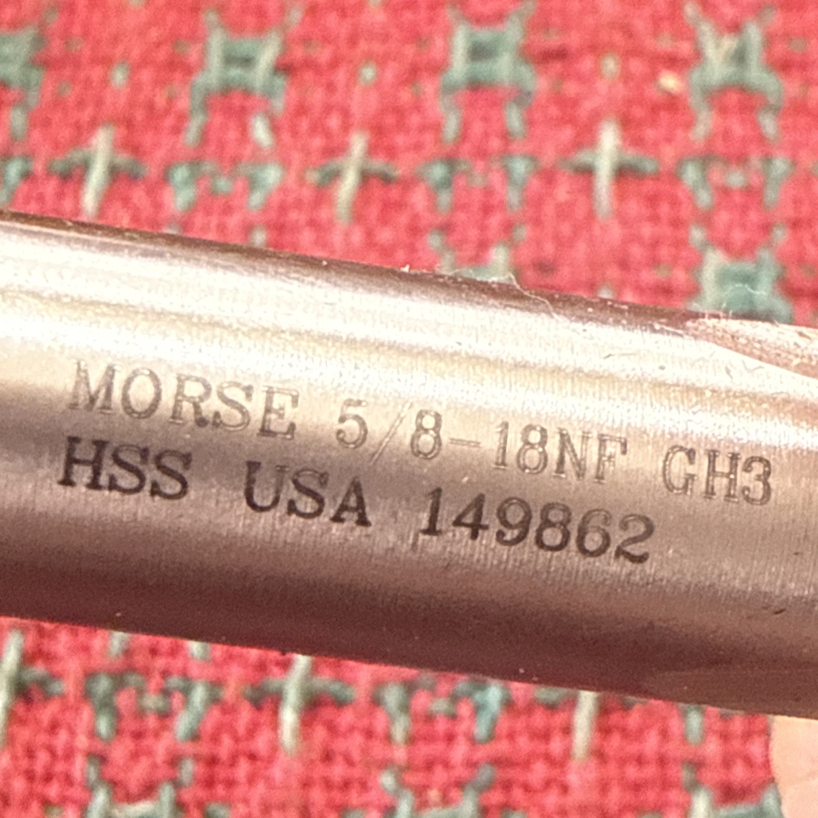 5/8-18 NF Plug Hand Tap HSS Spiral Pt GH3 Morse USA 🇺🇸 New