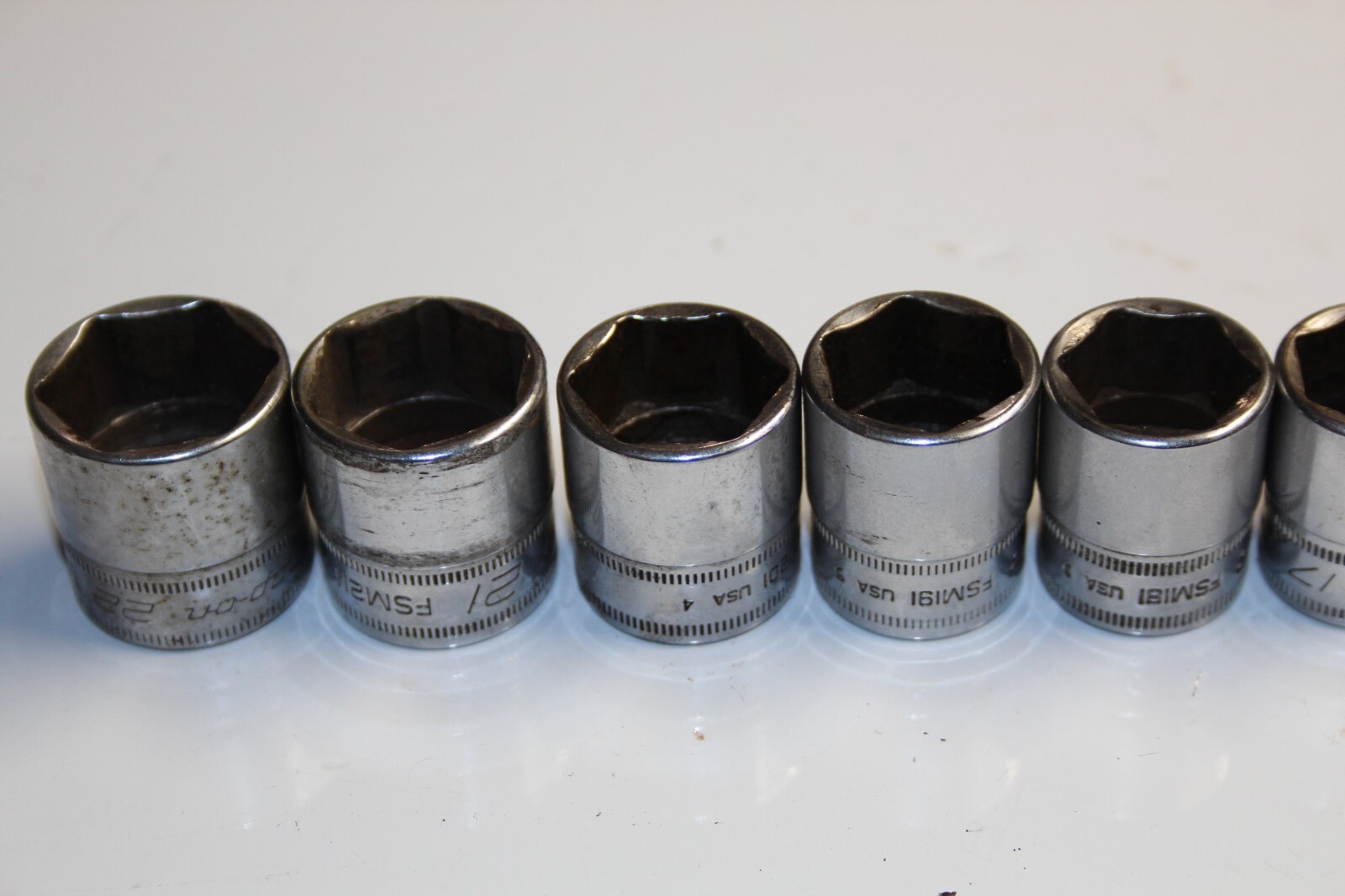 SNAP-ON TOOLS 3/8″ DRIVE 6-Point Metric Shallow Socket SET 14pcs USA