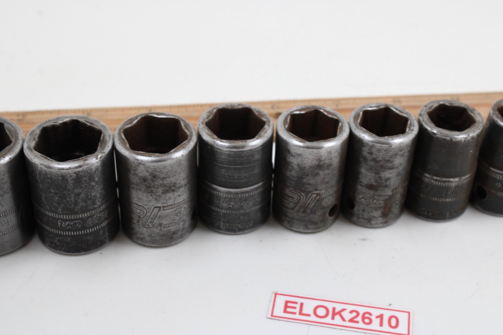 Snap-On IMM100-IMM210 1/2″ Drive 6 Point Metric Black Oxide Impact Socket Set US