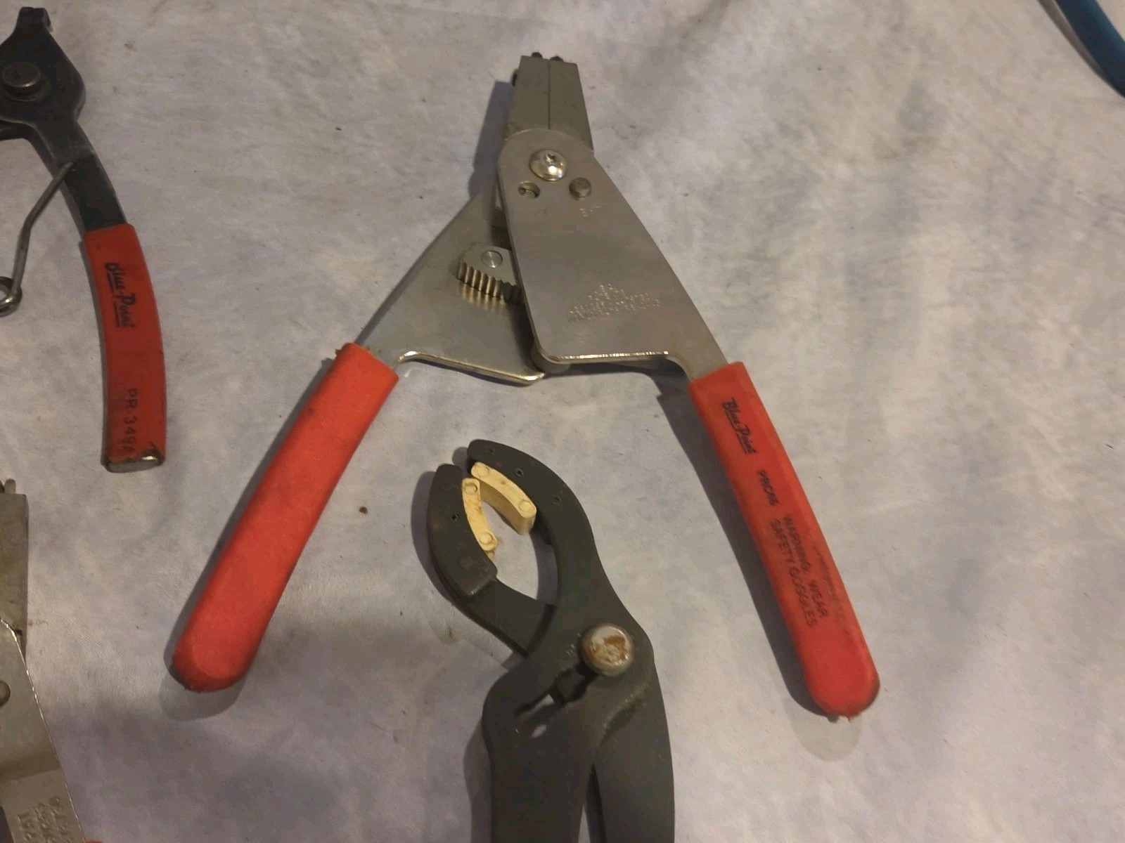 Blue Point pliers lot Of 7 PR-34A PR-349A (X3) PRC 36 PRC65 PWC50