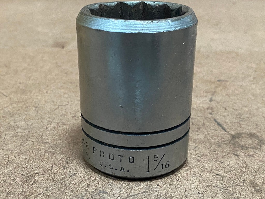 Proto Tools USA 5546 1-7/16″ 12 point Socket 1/2” Drive Socket