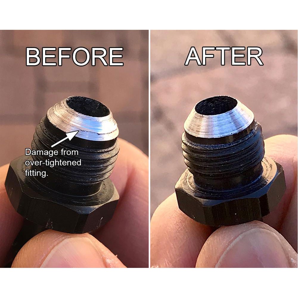 Koul Tools AN Fitting Repair Tool FF-10; Fitting Fixer 5/8 in. (-10AN) 37deg