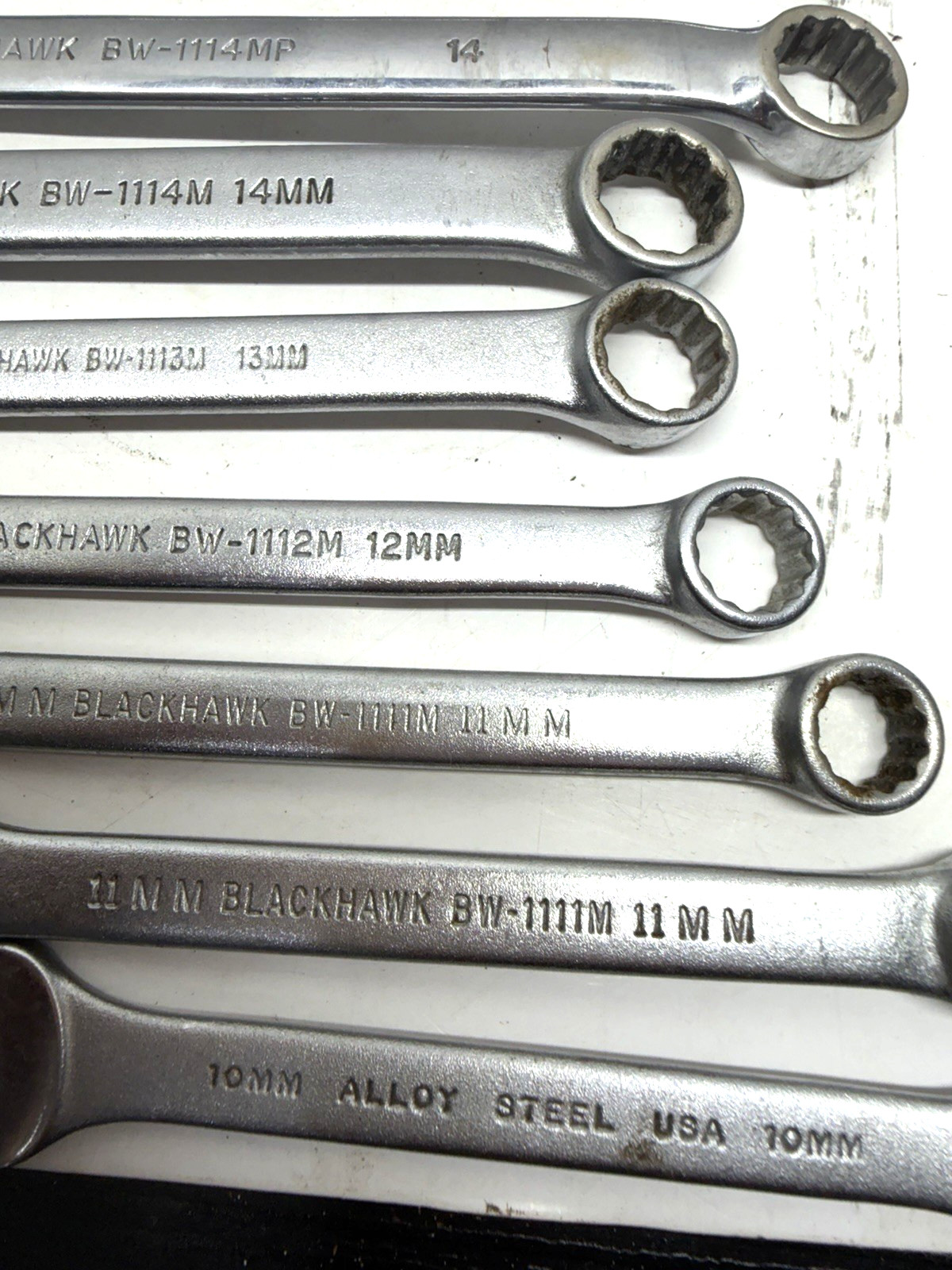 BlackHawk USA 14-Piece Metric Combination Wrench Set 10-19 +30MM and duplicates