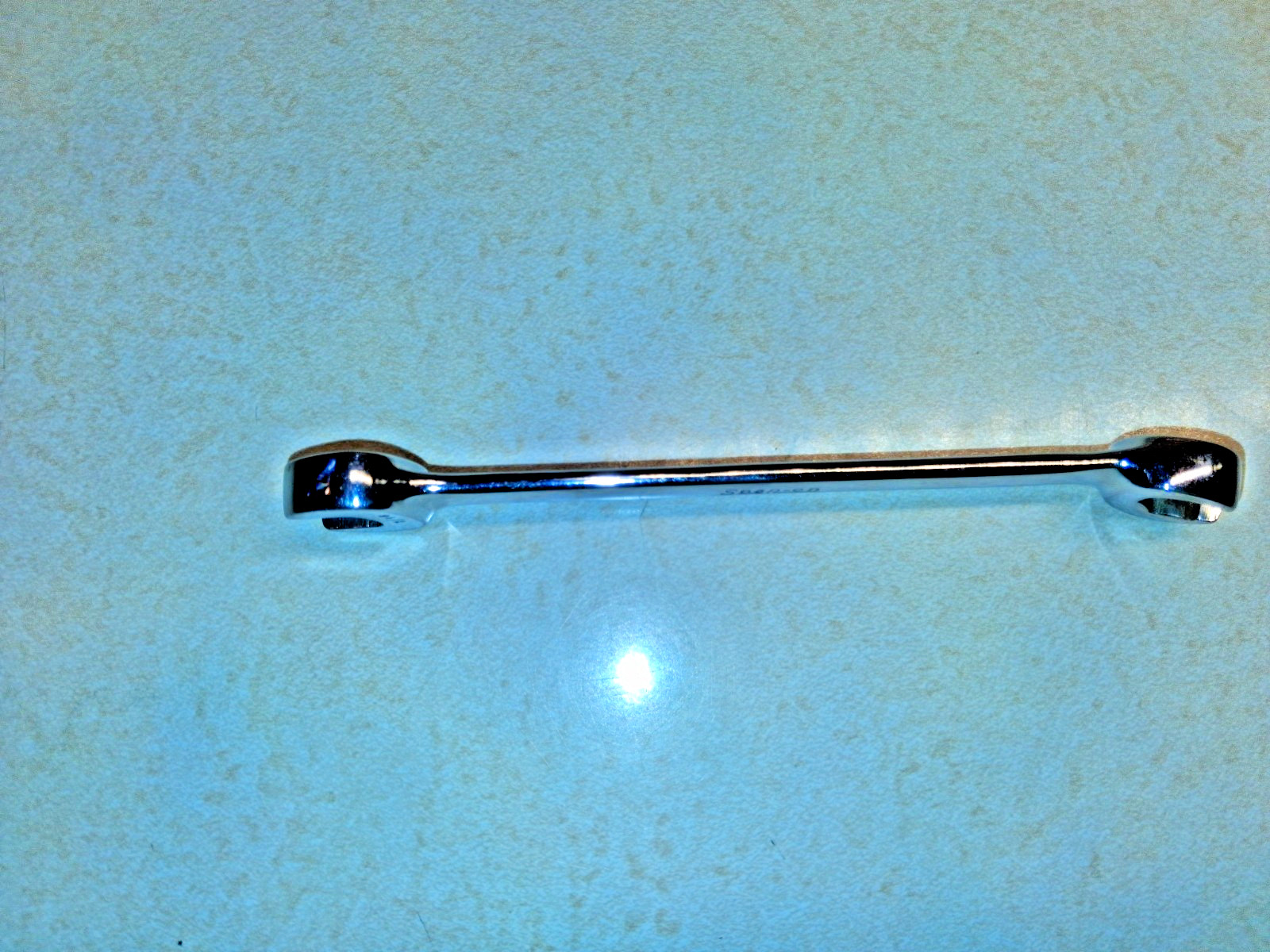 Snap-on RXS 14, Polished Chrome, 7/16″ Flare End (Nut) H.D. Combination Wrench