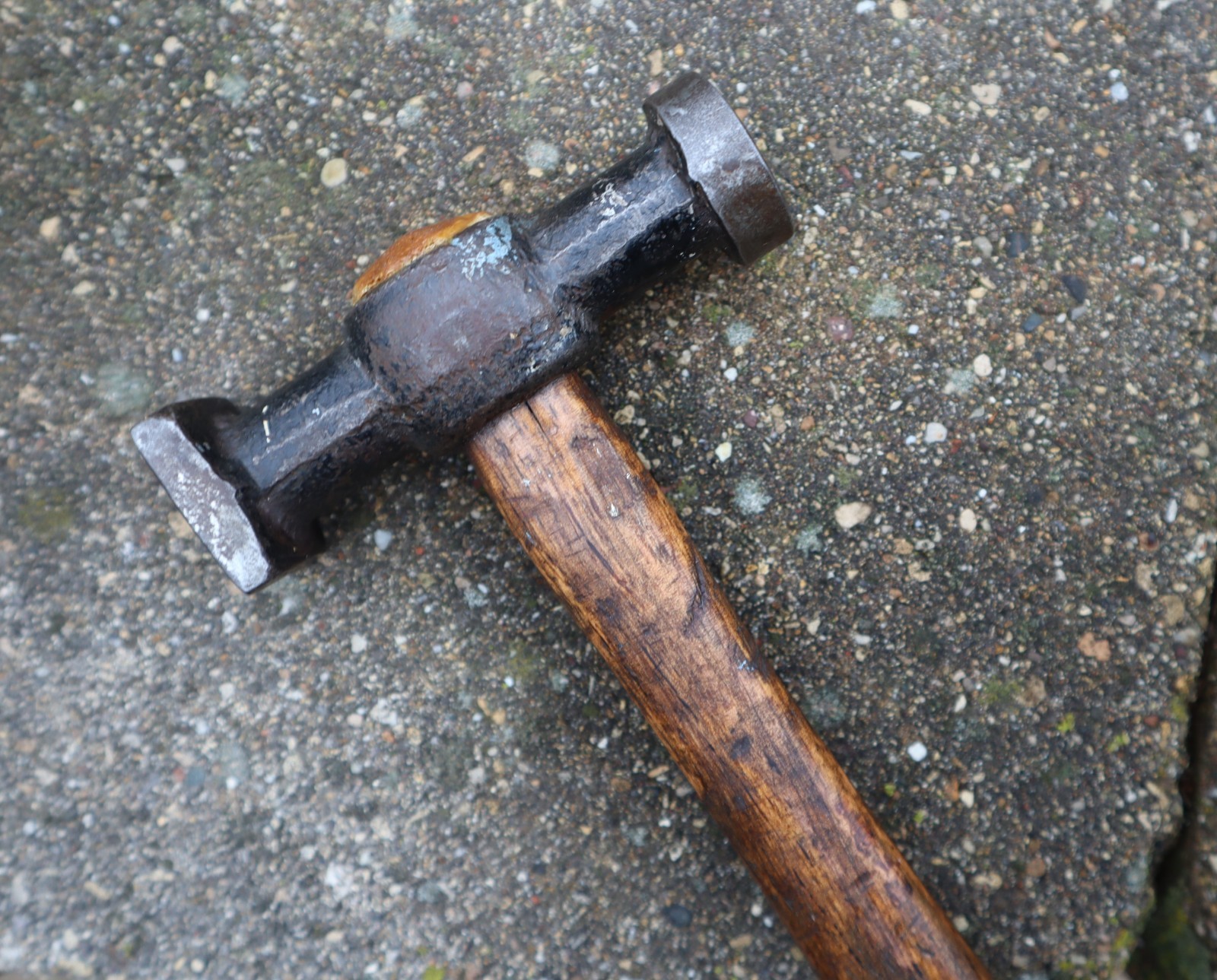 Vintage Hand Planishing Hammer – Automotive Body Work Hammer 11.5″; 14 Oz.