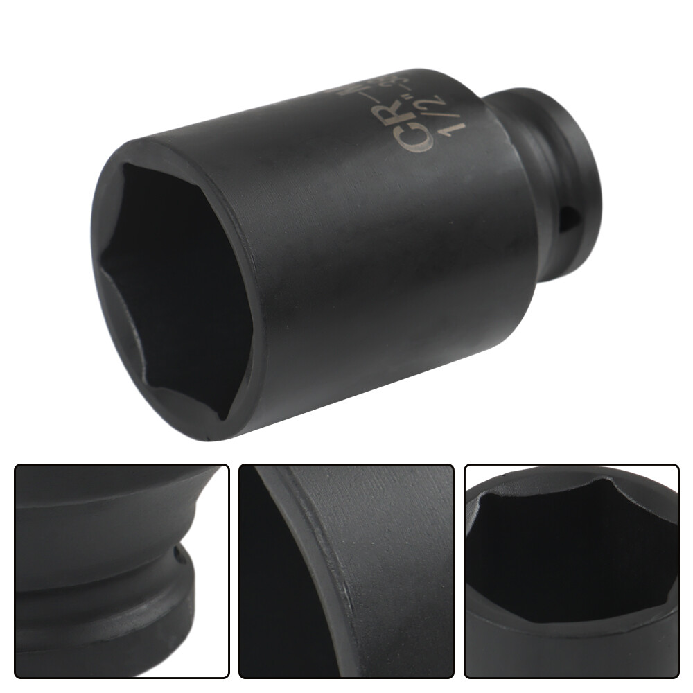 9pcs 29-38mm Deep Impact Socket Tool Kit 1/2″ Drive Metric Axle Hub Nut Socket